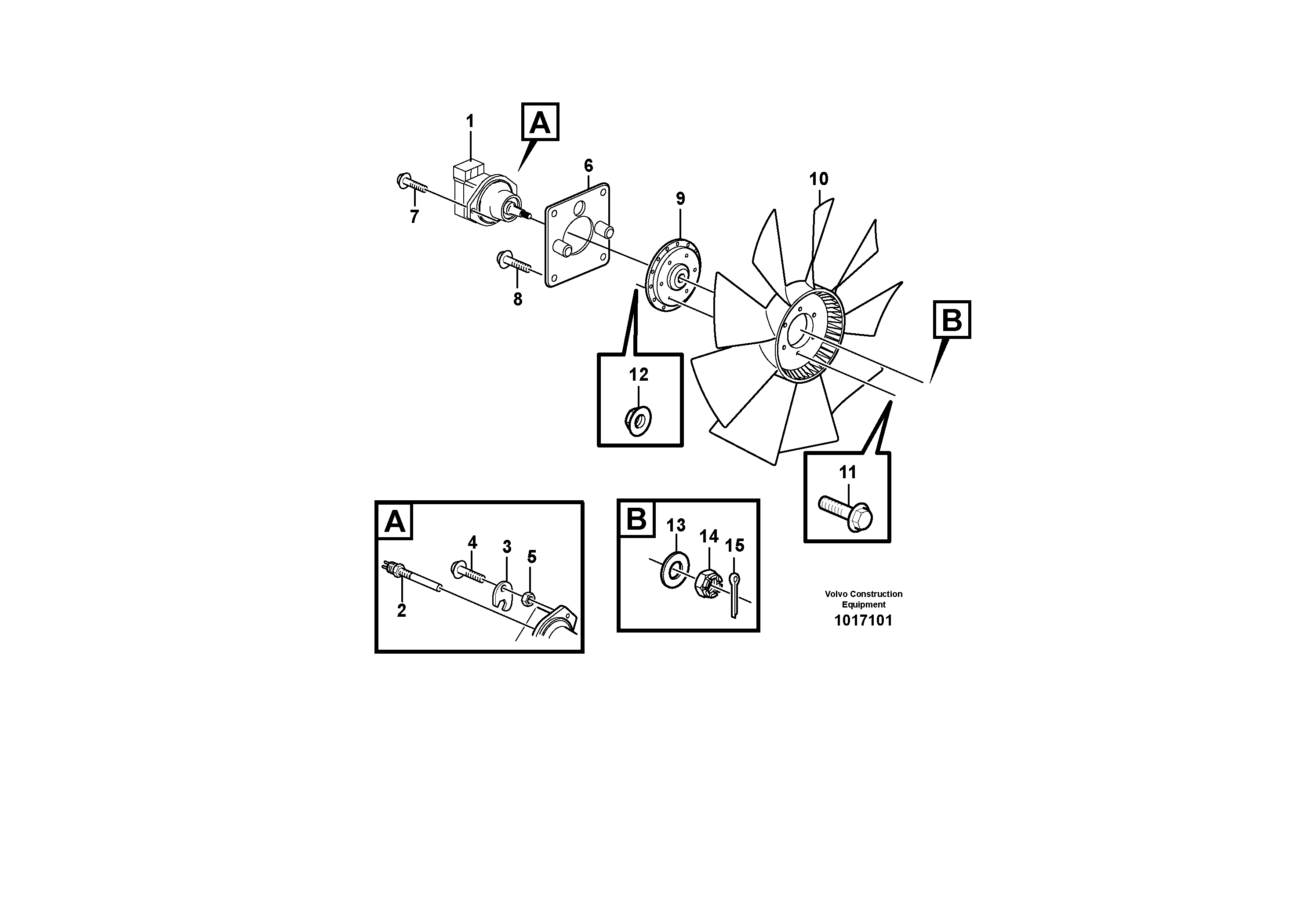Fan — volvo parts diagram