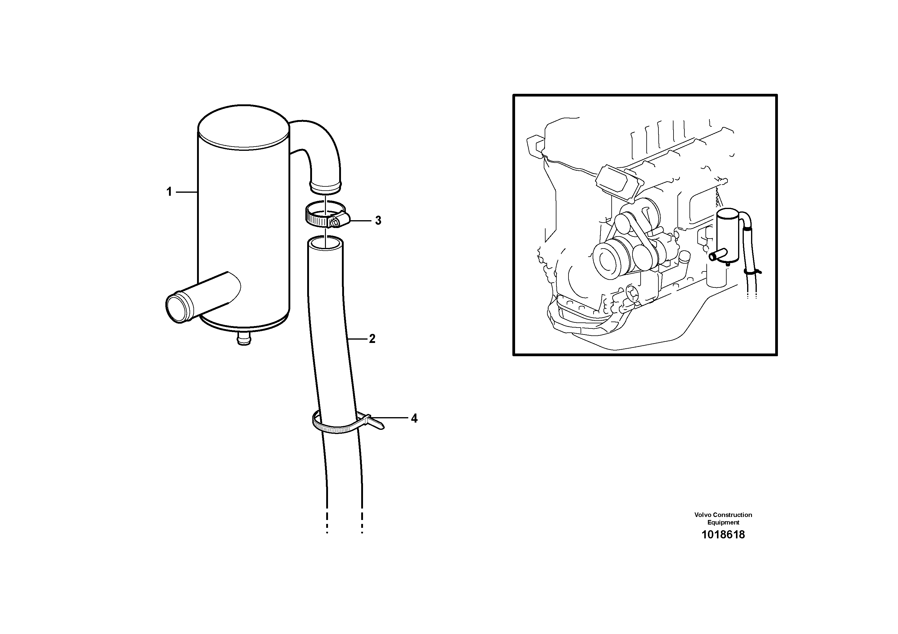 Crankcase ventilation — volvo parts diagram