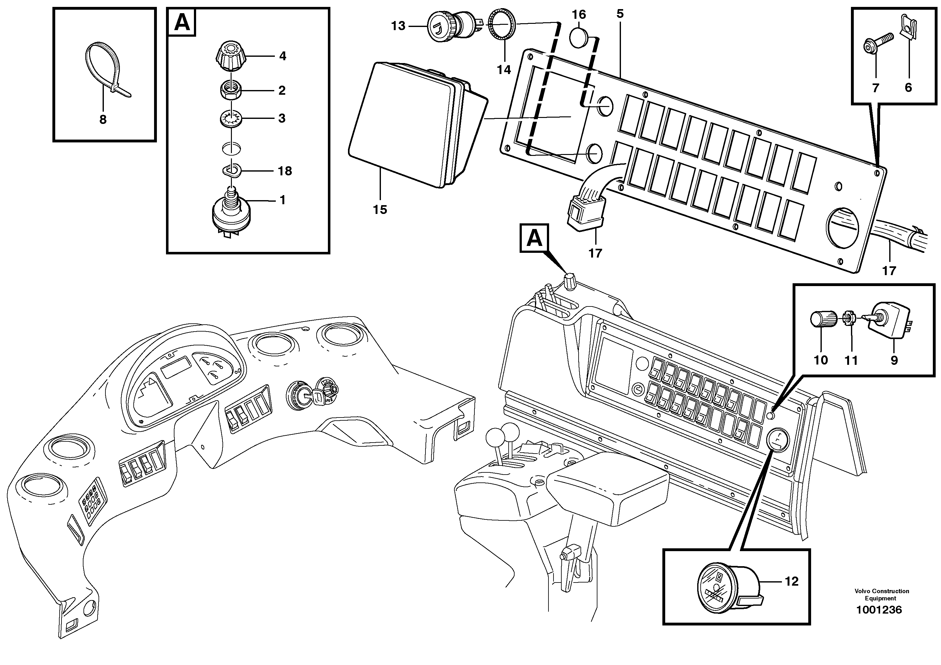 Side panel — volvo parts diagram
