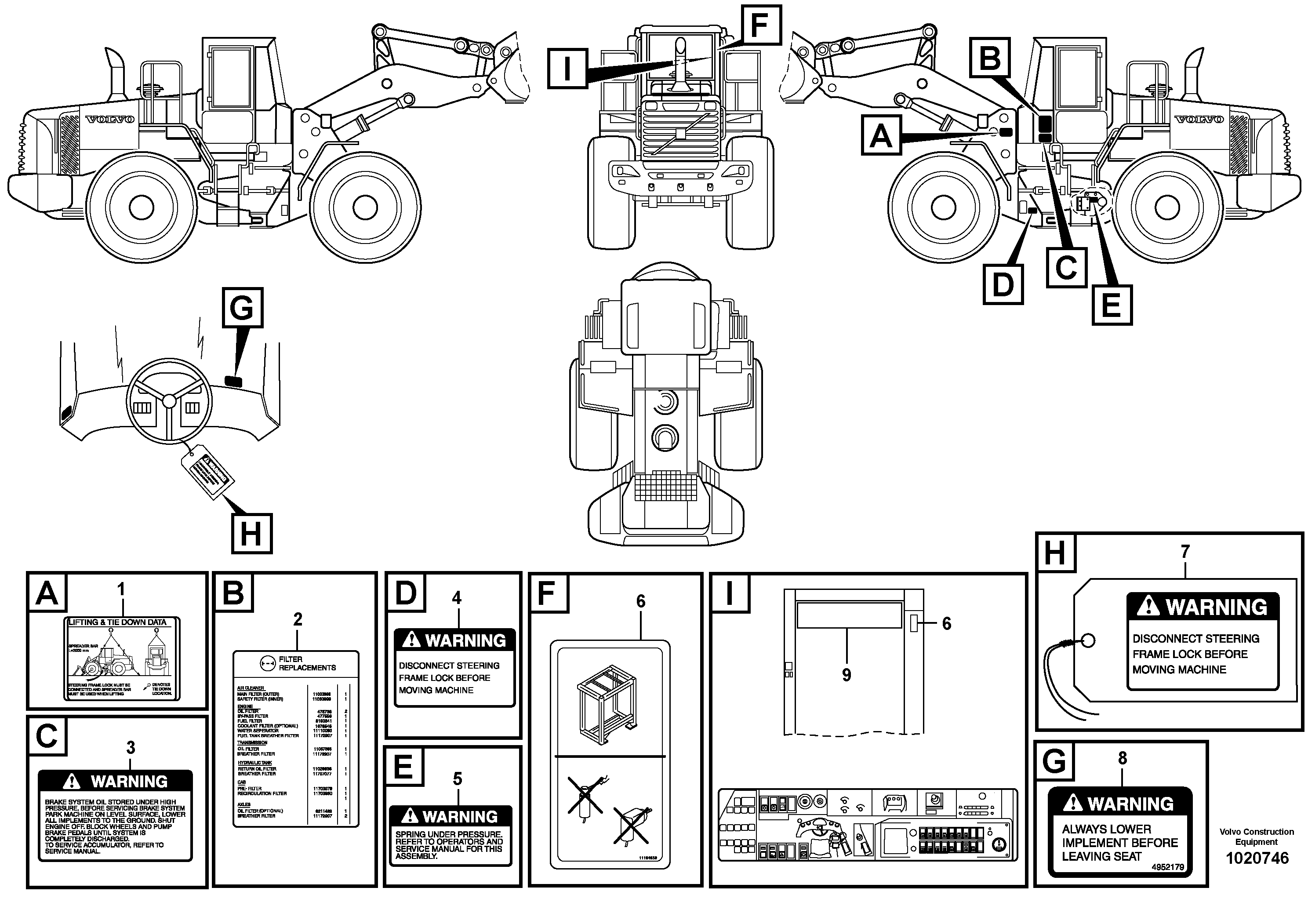 Decals 83390 — volvo parts diagram