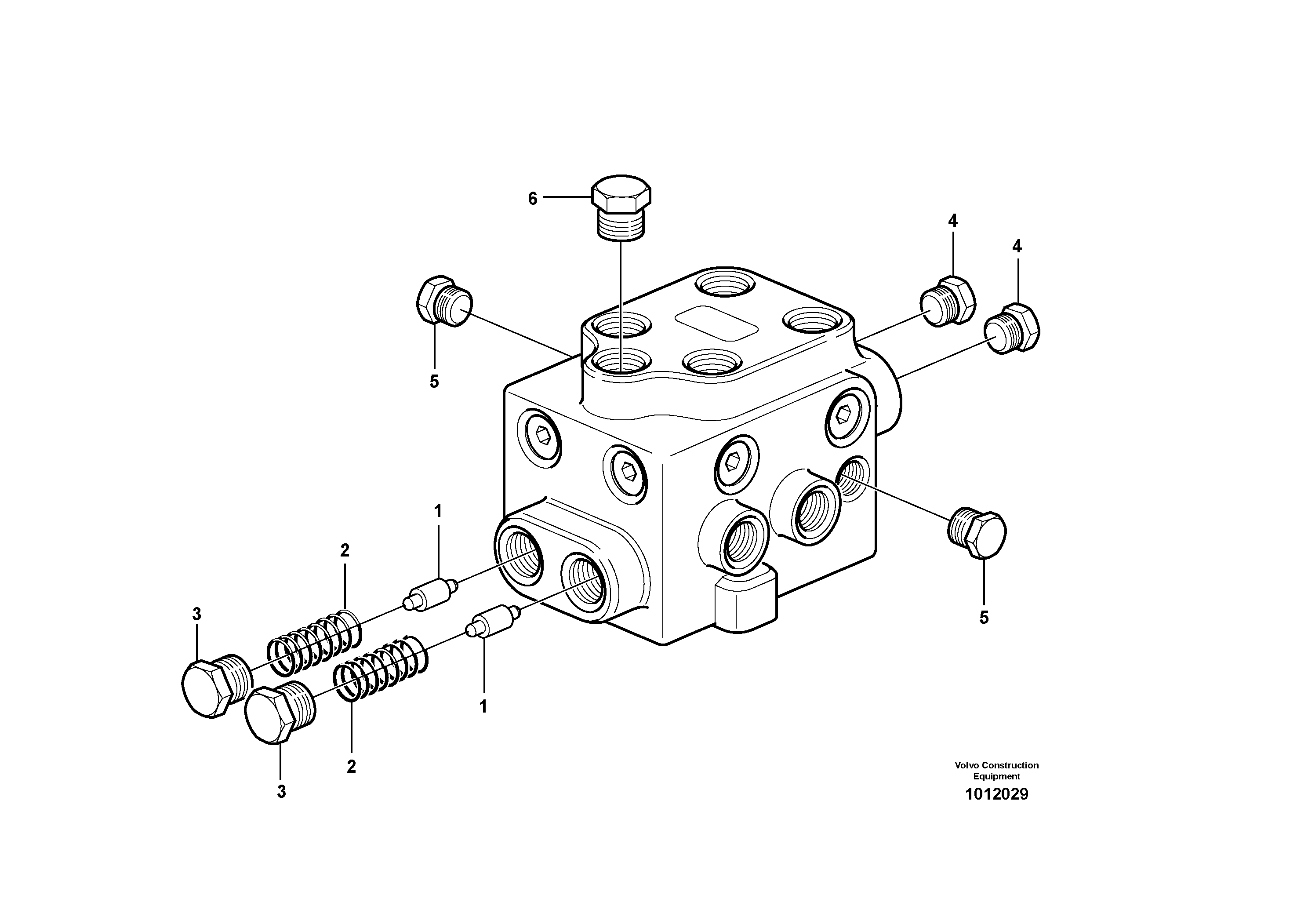 Shift valve — volvo parts diagram