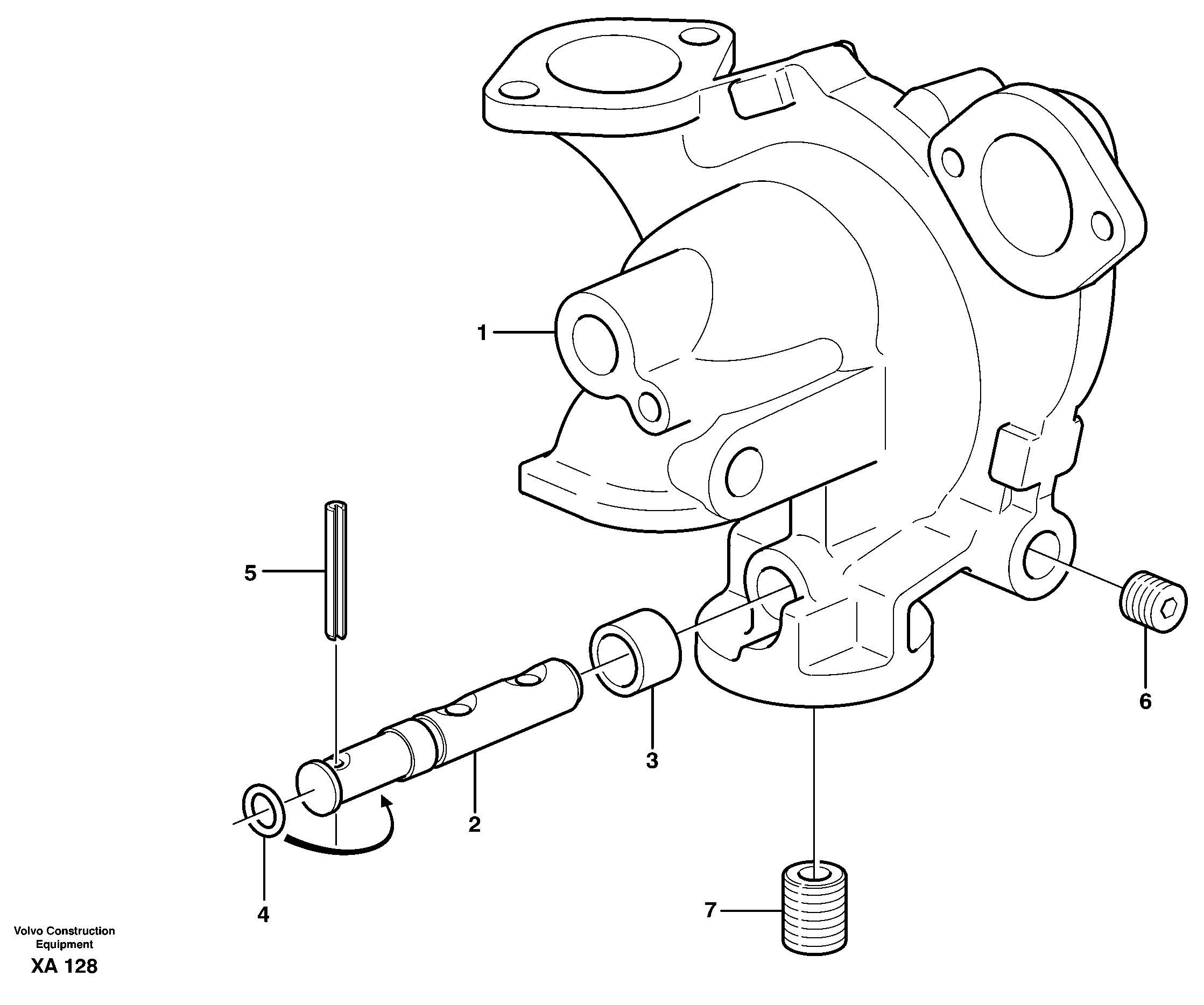 Water pump — volvo parts diagram