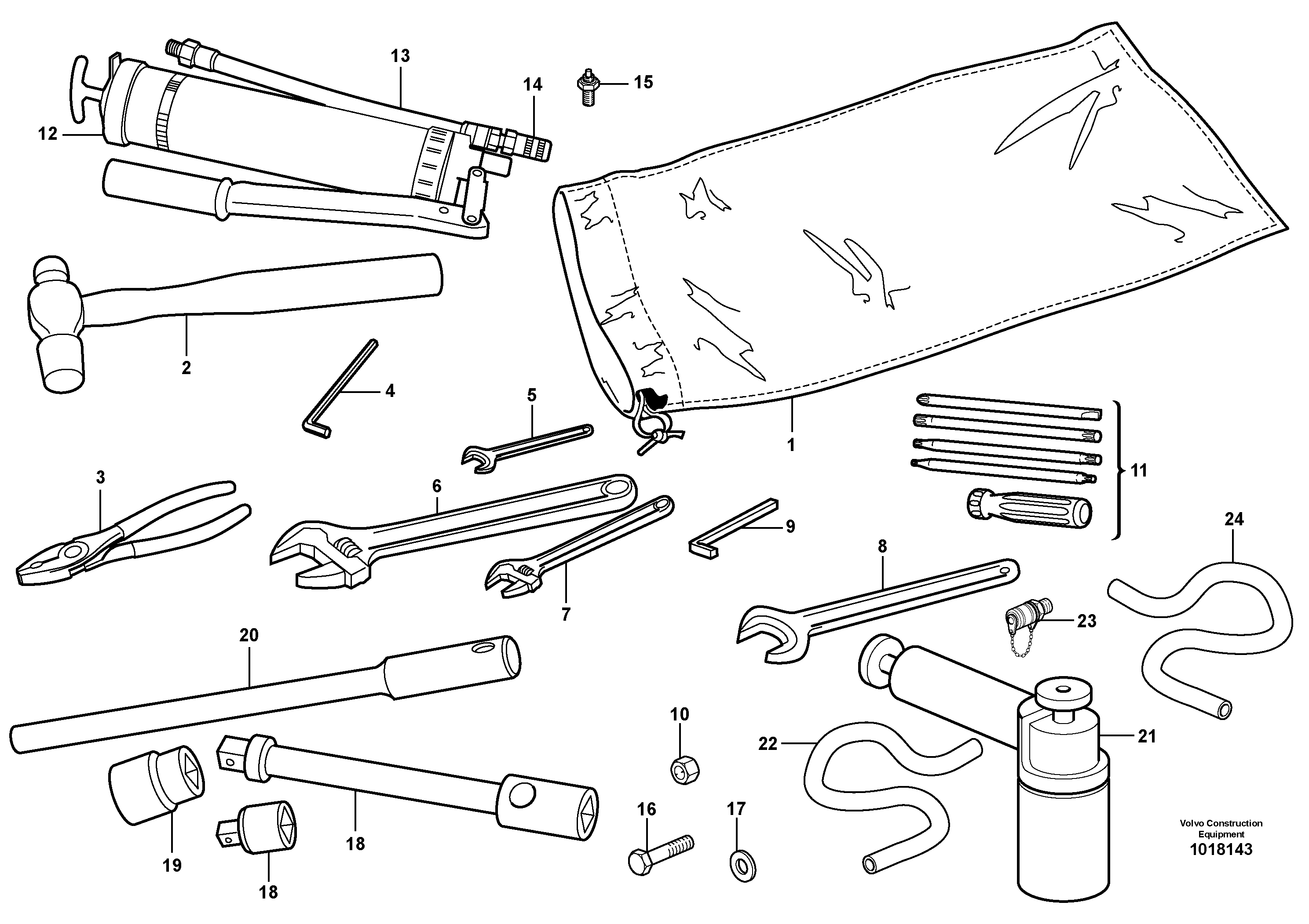 Tools 90007, 99183, 82897 — volvo parts diagram
