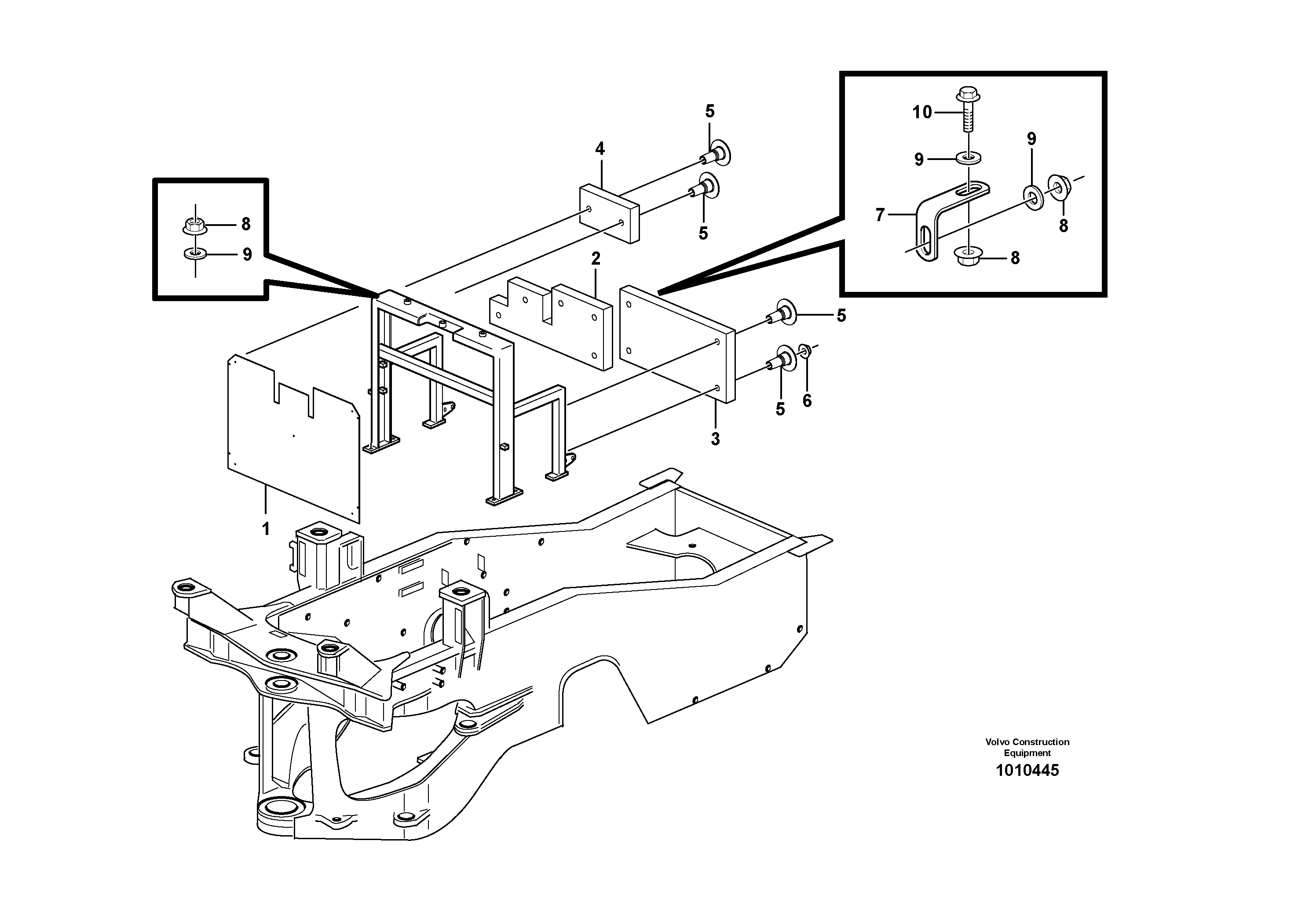 Insulating matting. — volvo parts diagram