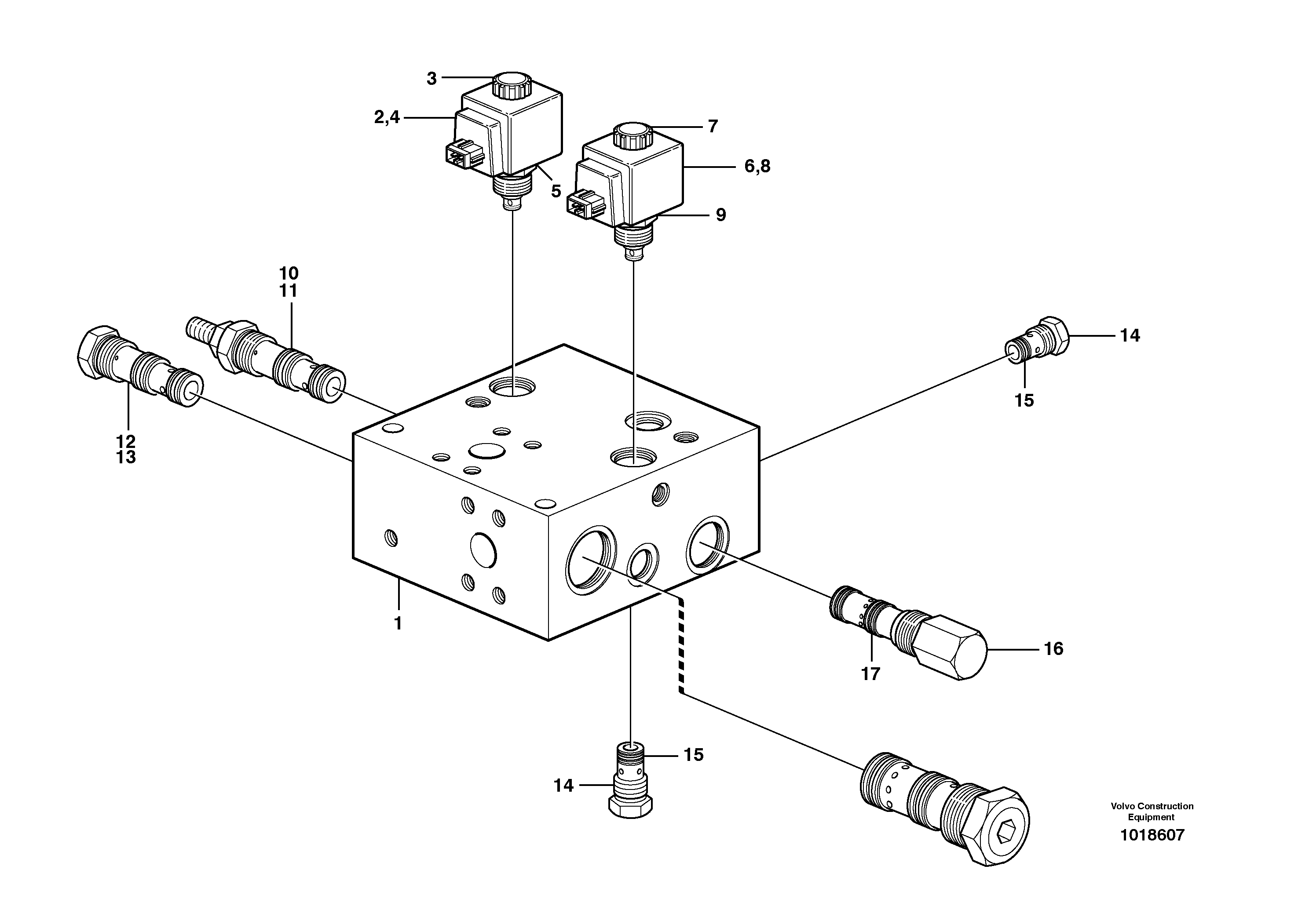 Relief valve.  80779 — volvo parts diagram