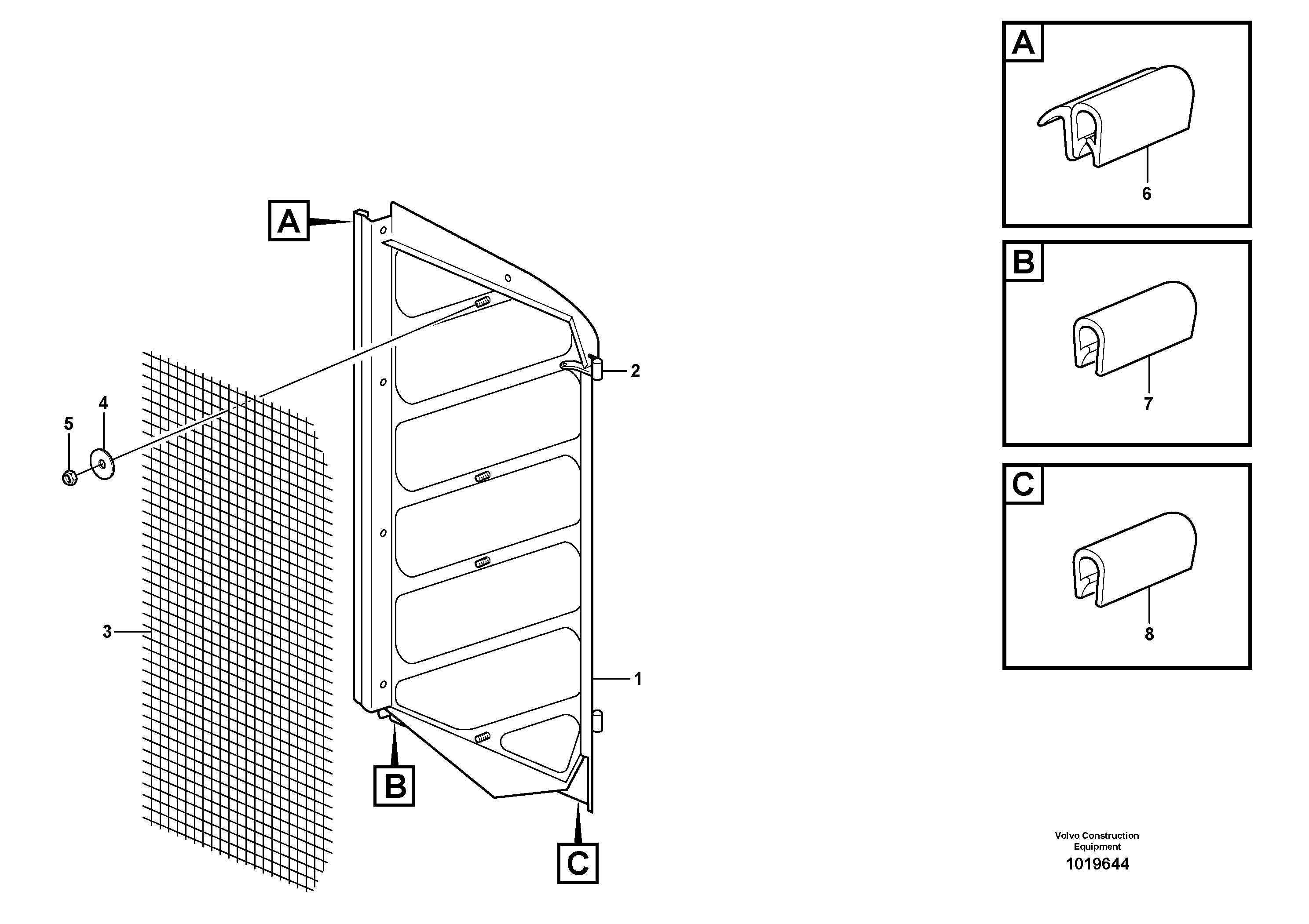 Air intake cover 82080 — volvo parts diagram