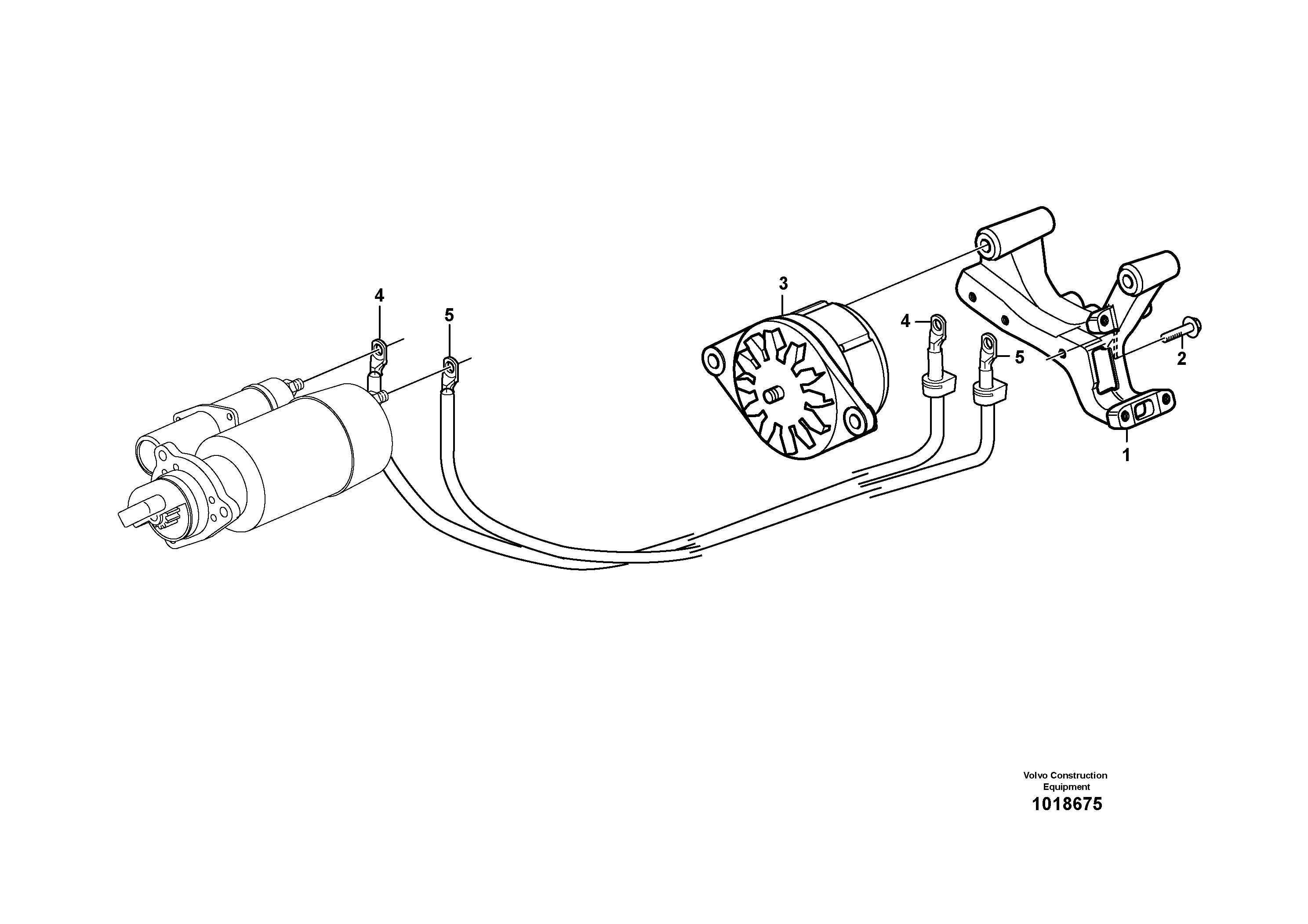 Alternator bracket — volvo parts diagram