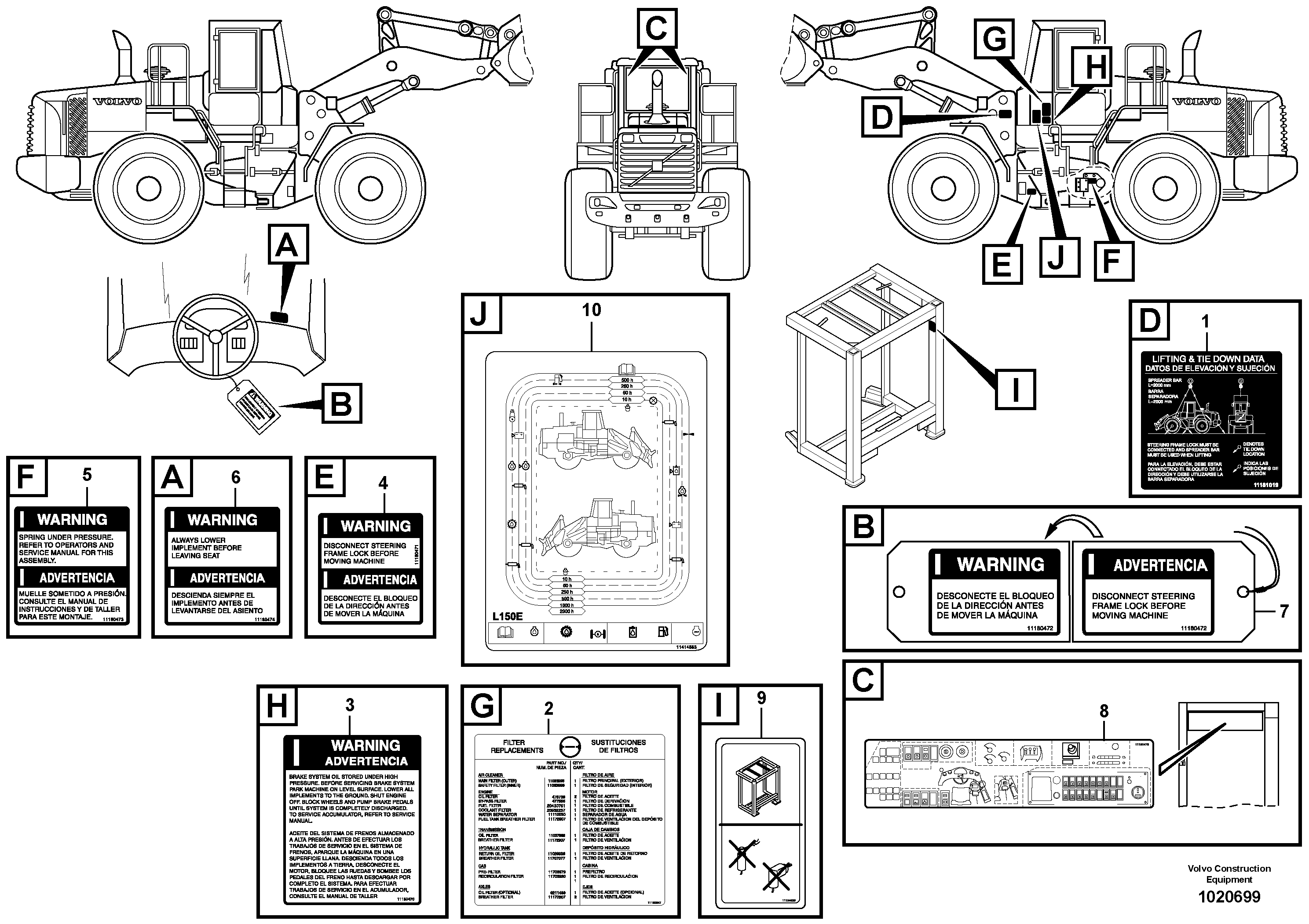 Decals 83383 — volvo parts diagram