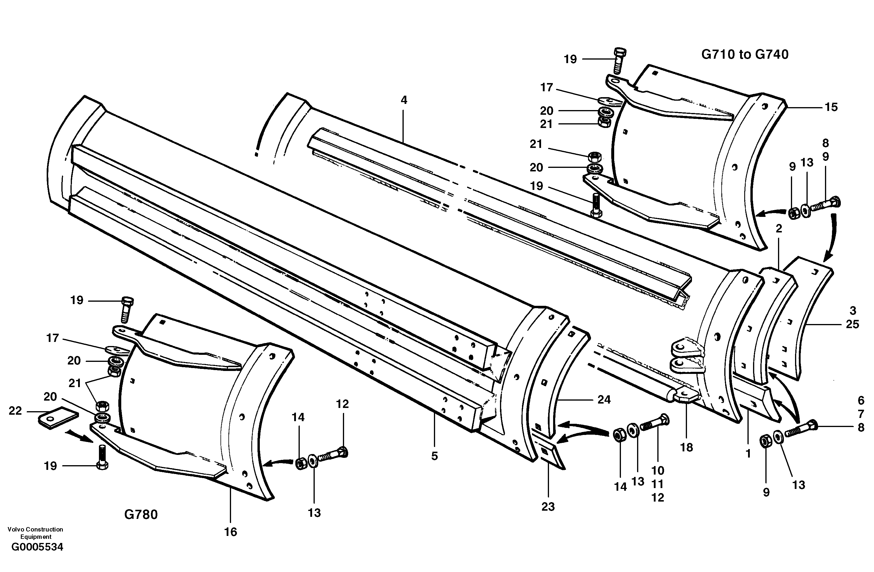 Moldboards — volvo parts diagram