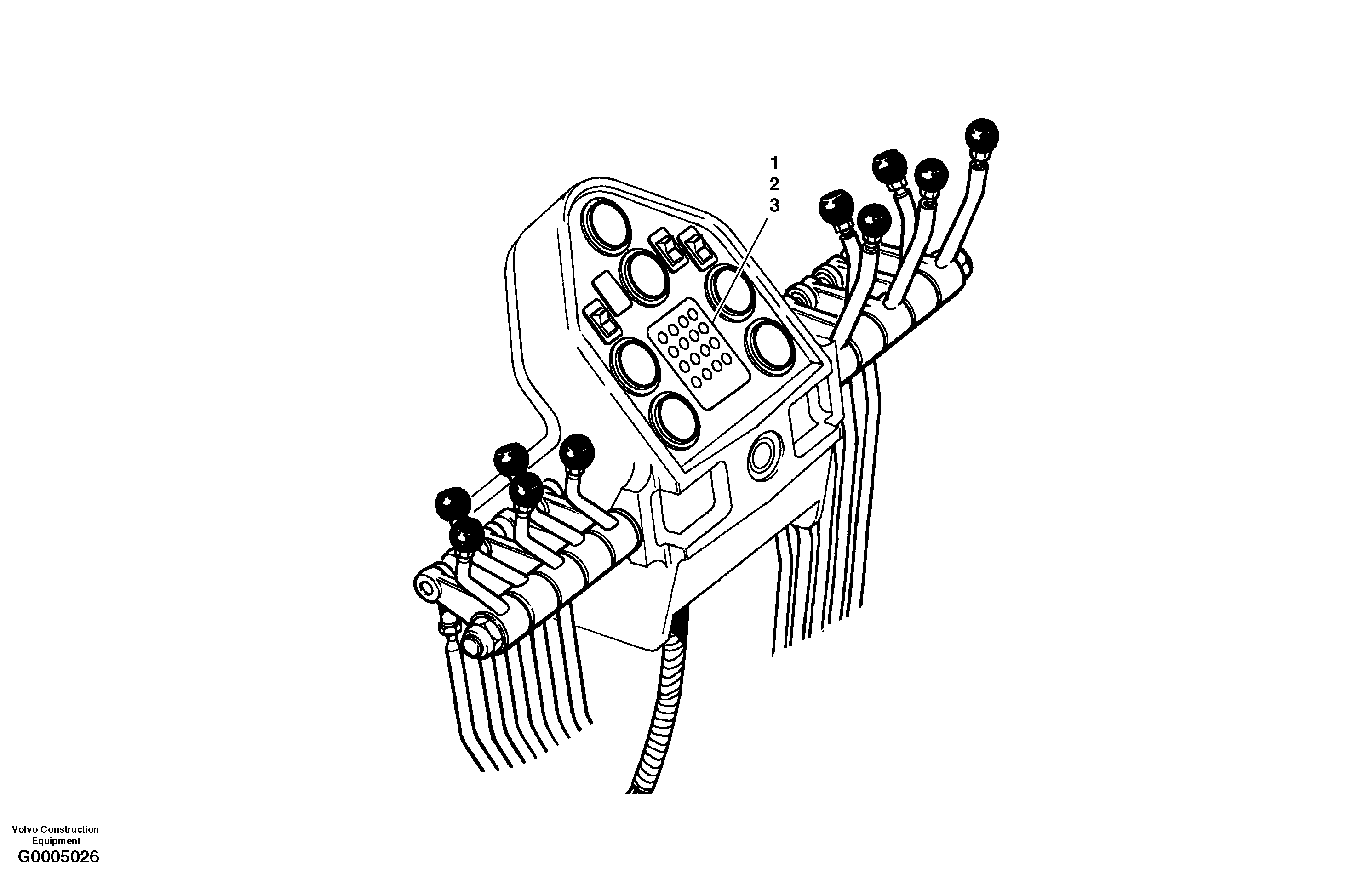 Display unit M4/m44 — volvo parts diagram