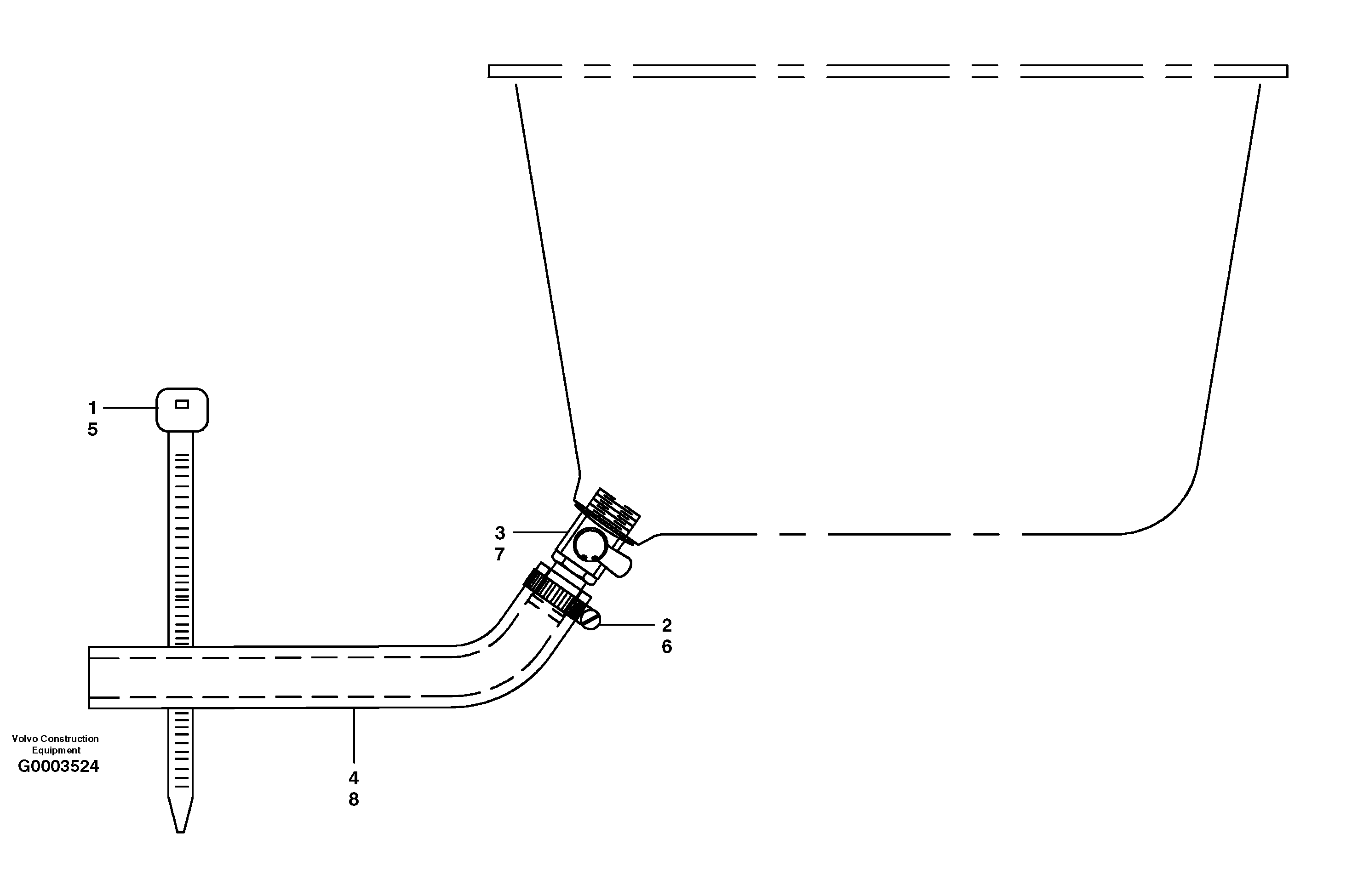 Oil drain valve installation — volvo parts diagram