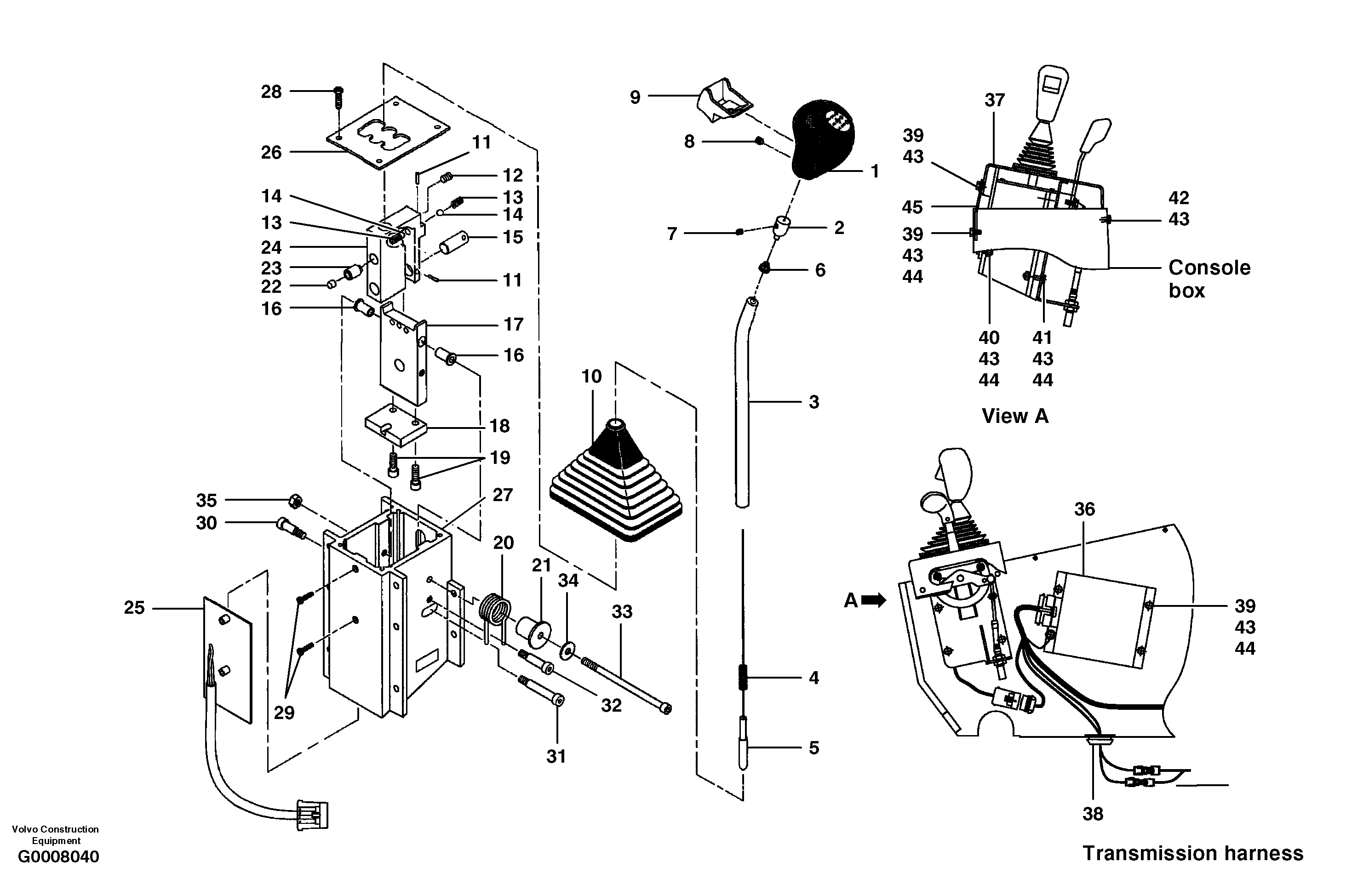 Transmission controller — volvo parts diagram