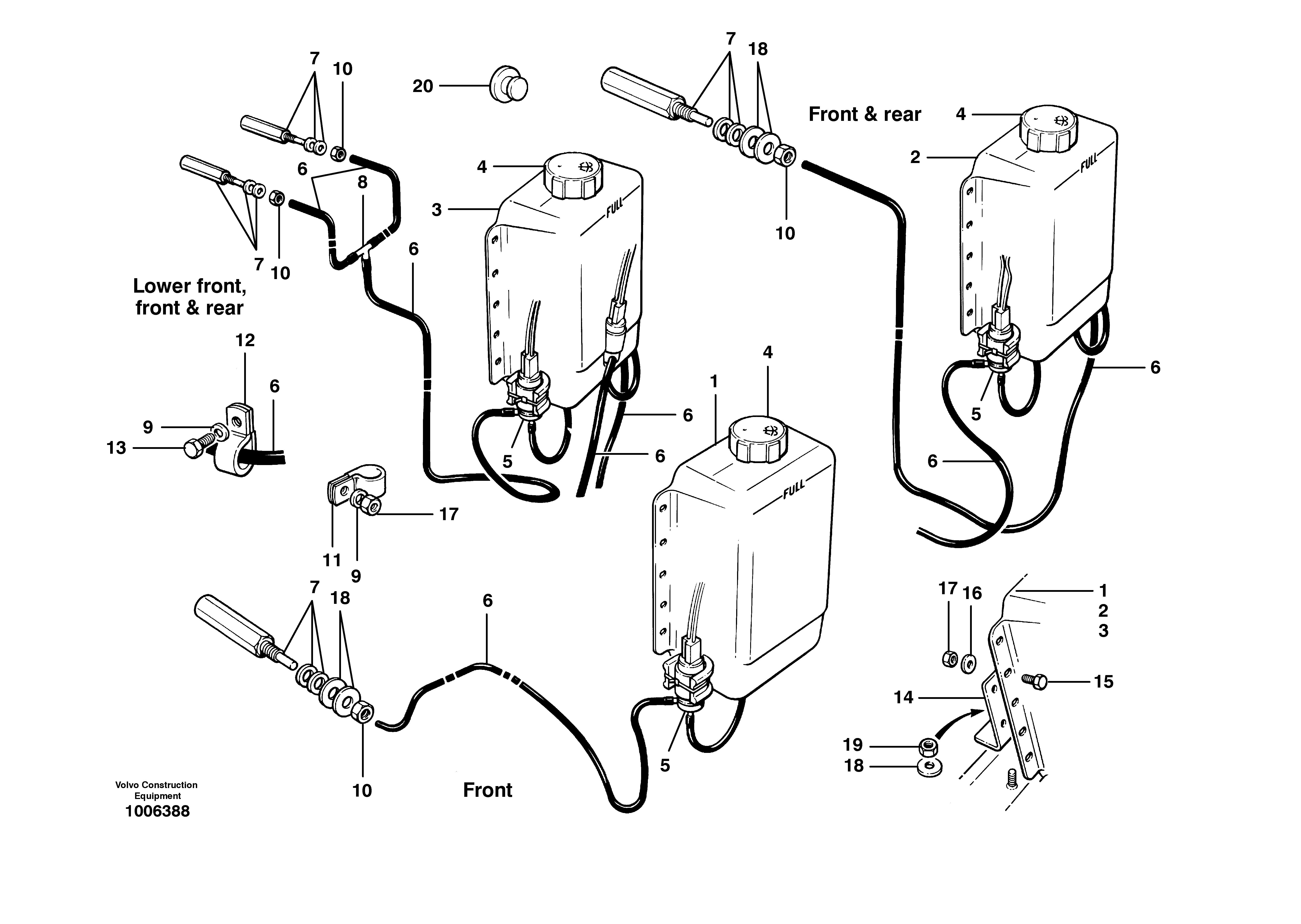 Washer — volvo parts diagram