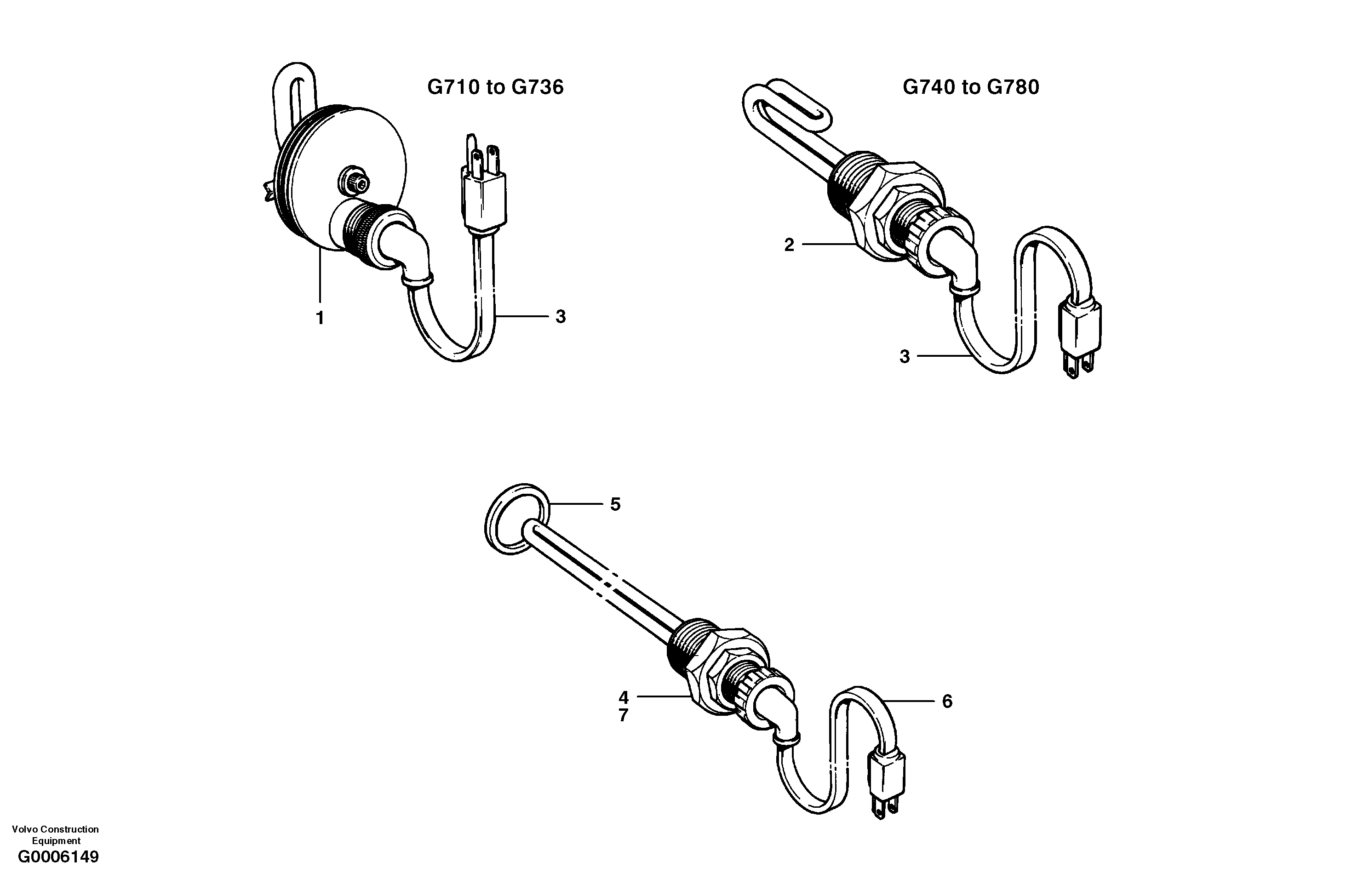 Engine heater — volvo parts diagram