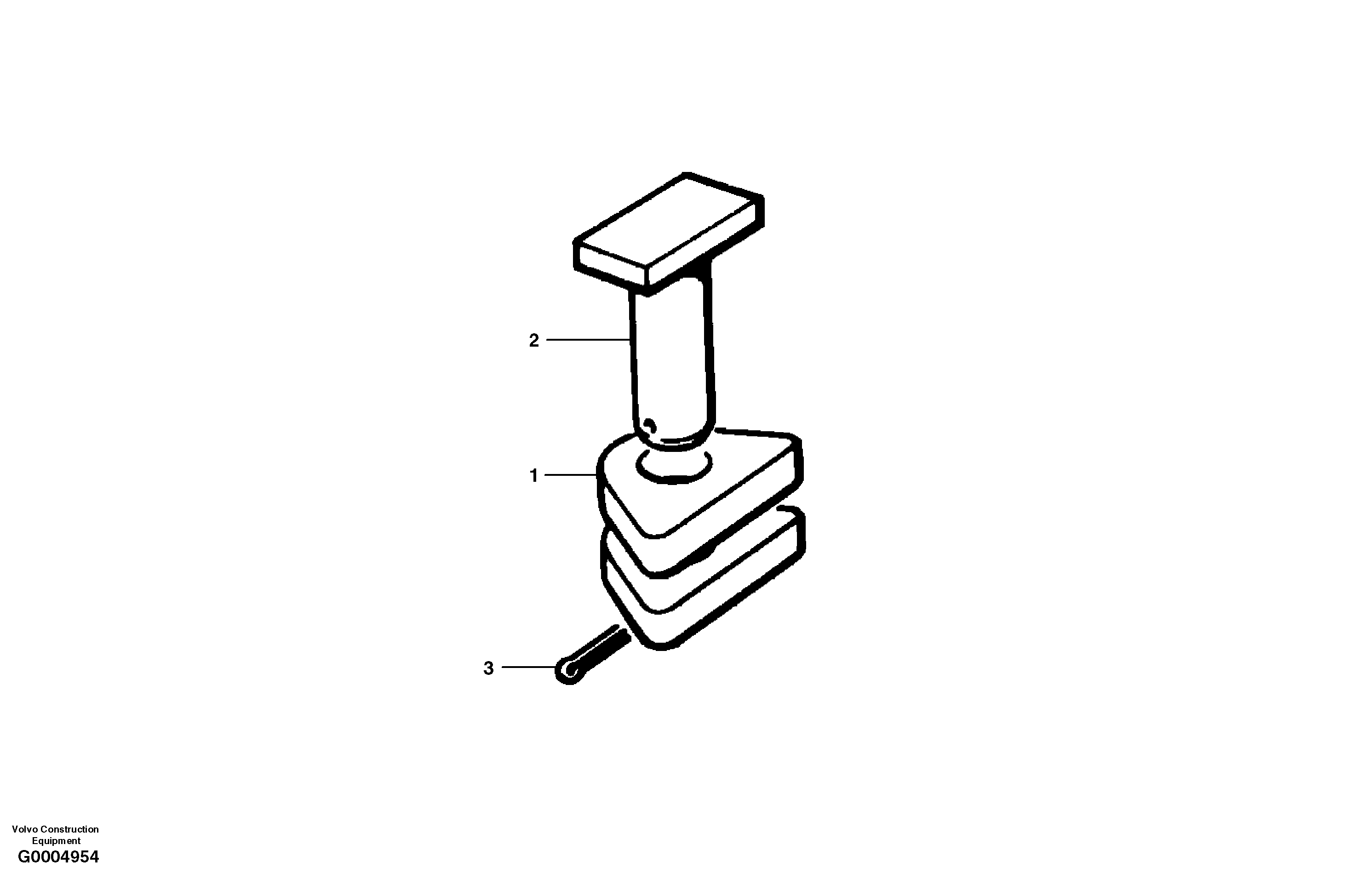 Towing hook — volvo parts diagram