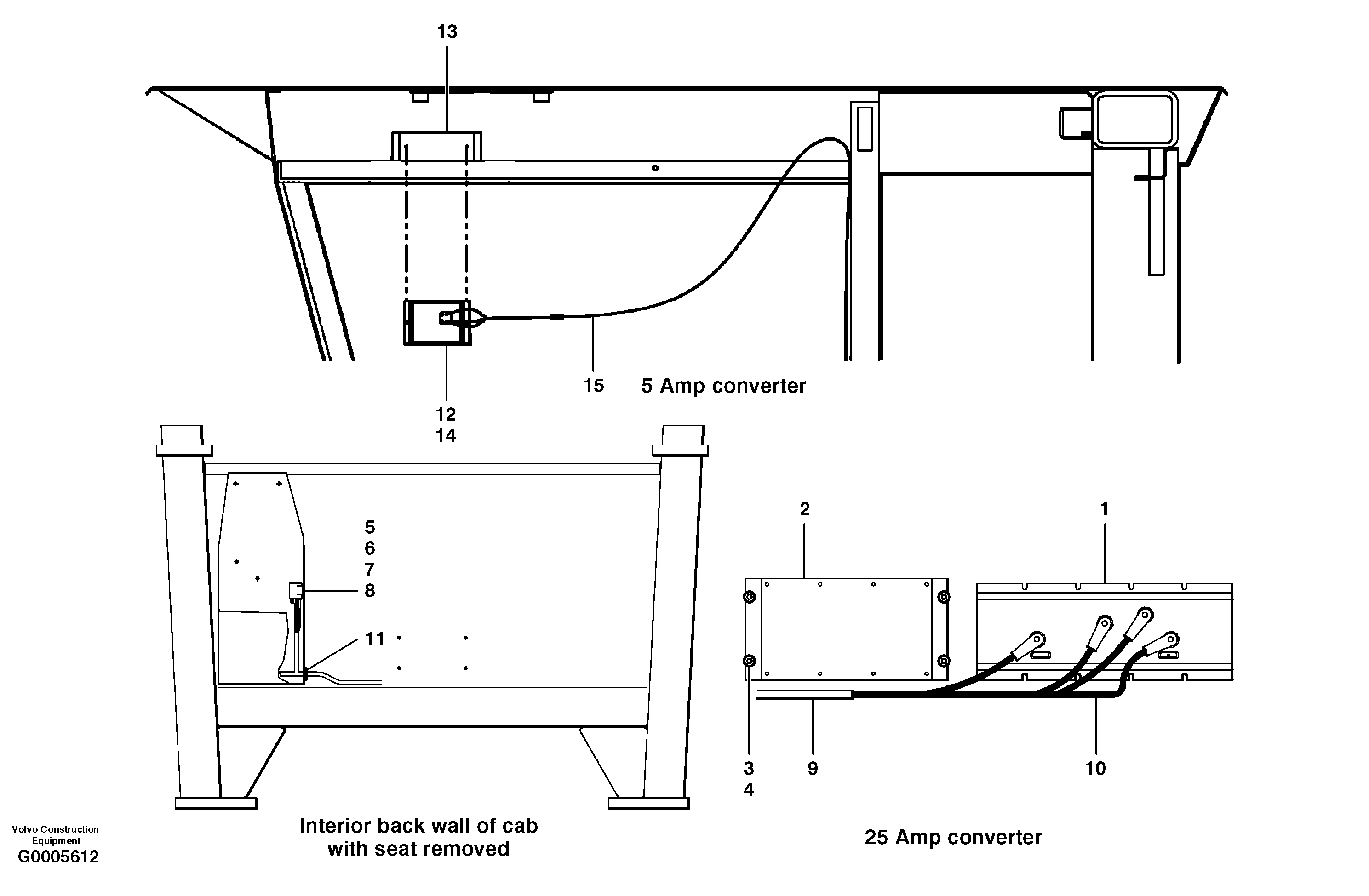 Converters - 24 volt to 12 volt — volvo parts diagram