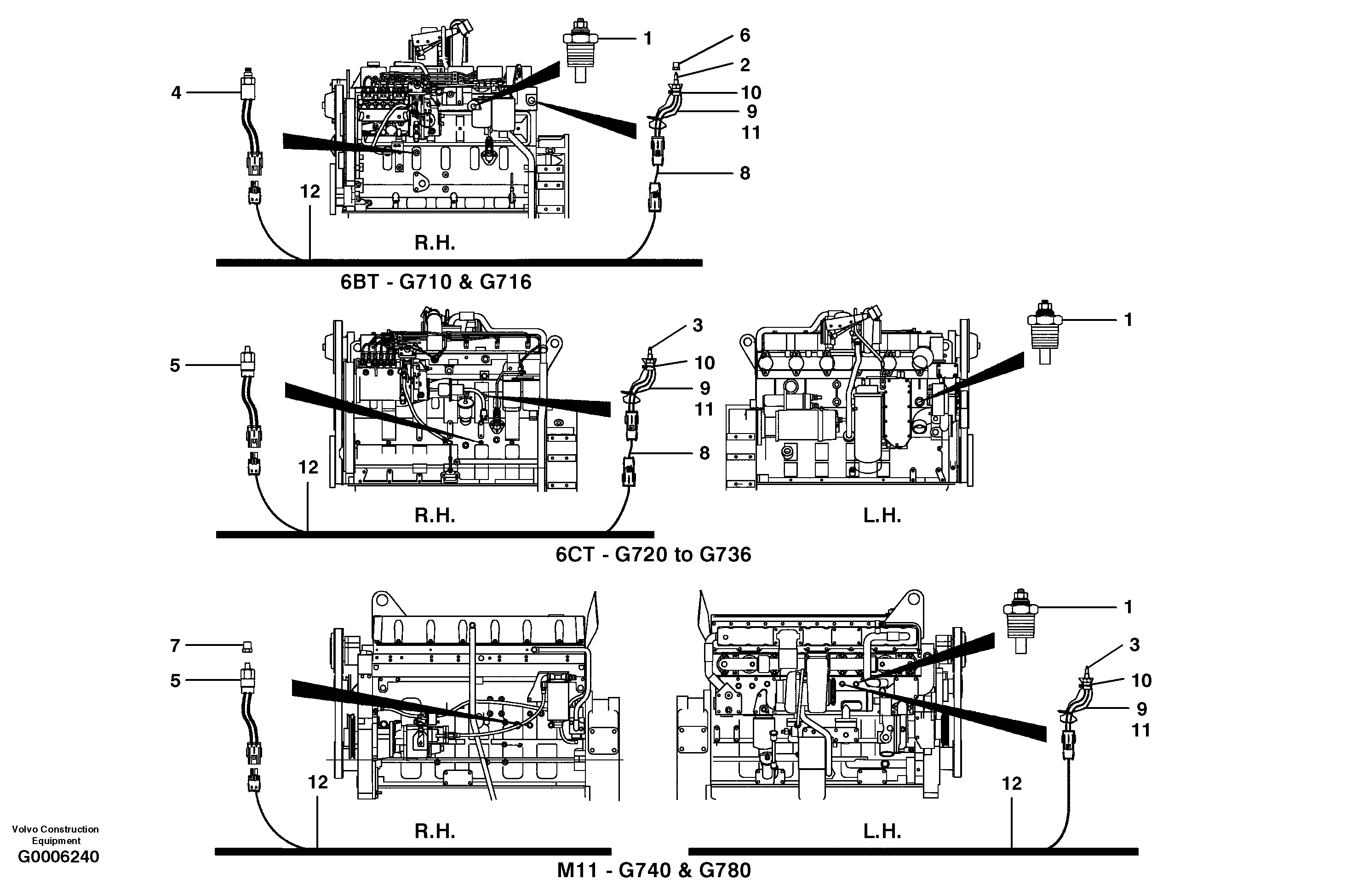 Sensors — volvo parts diagram