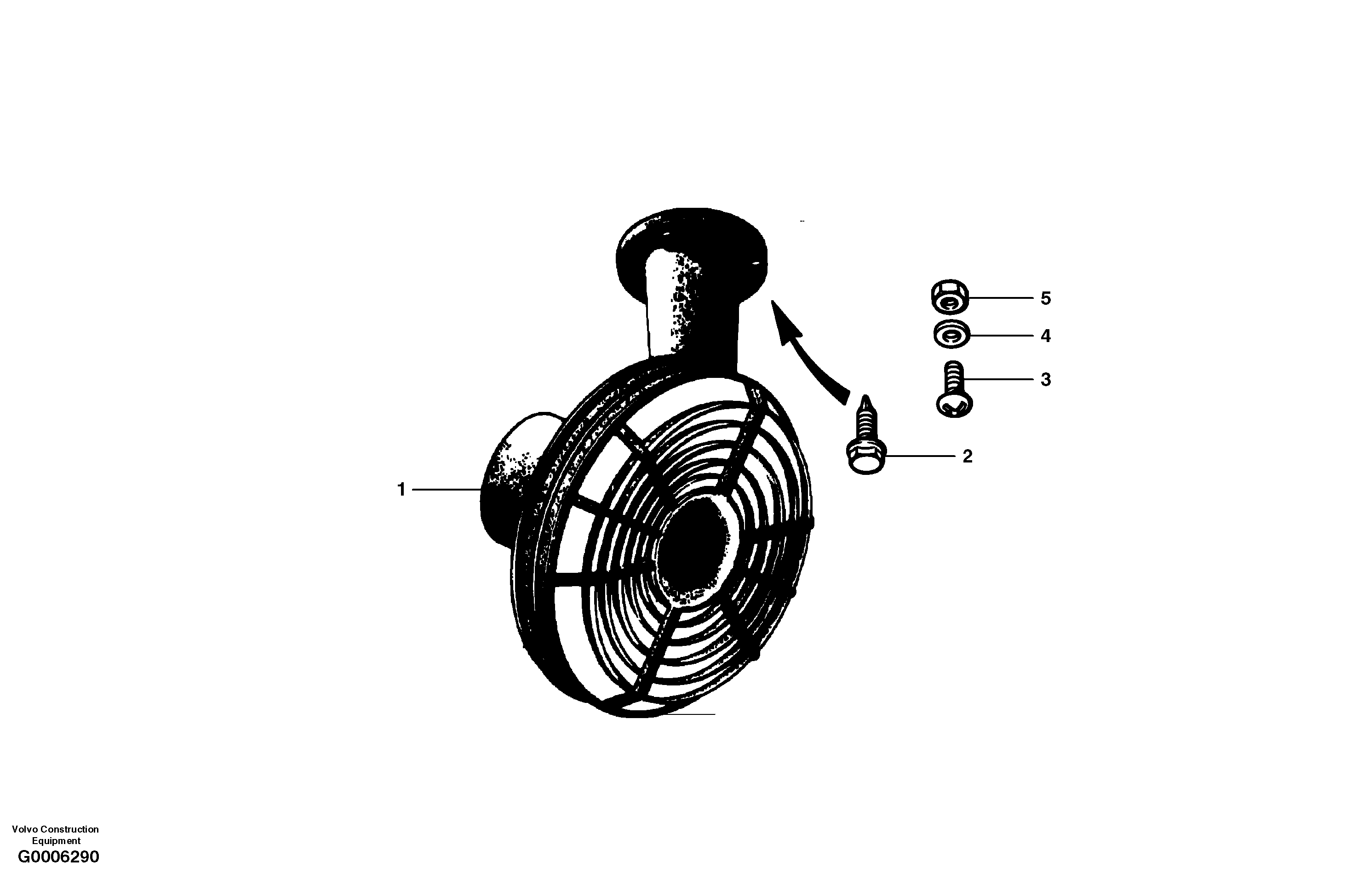 Defroster fan - front and rear — volvo parts diagram