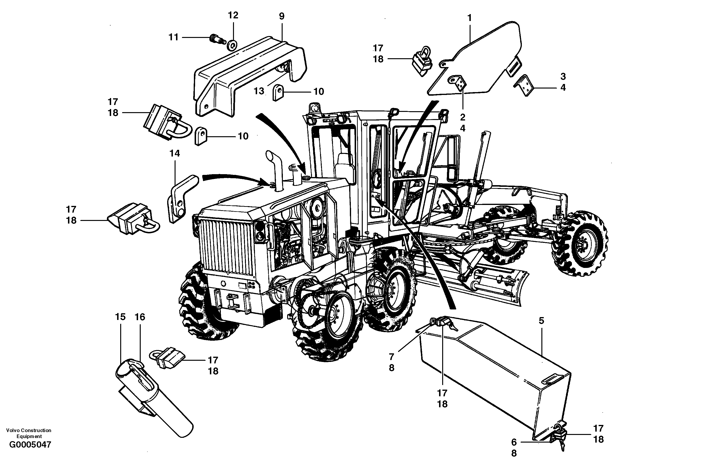 Anti-vandalism equipment — volvo parts diagram