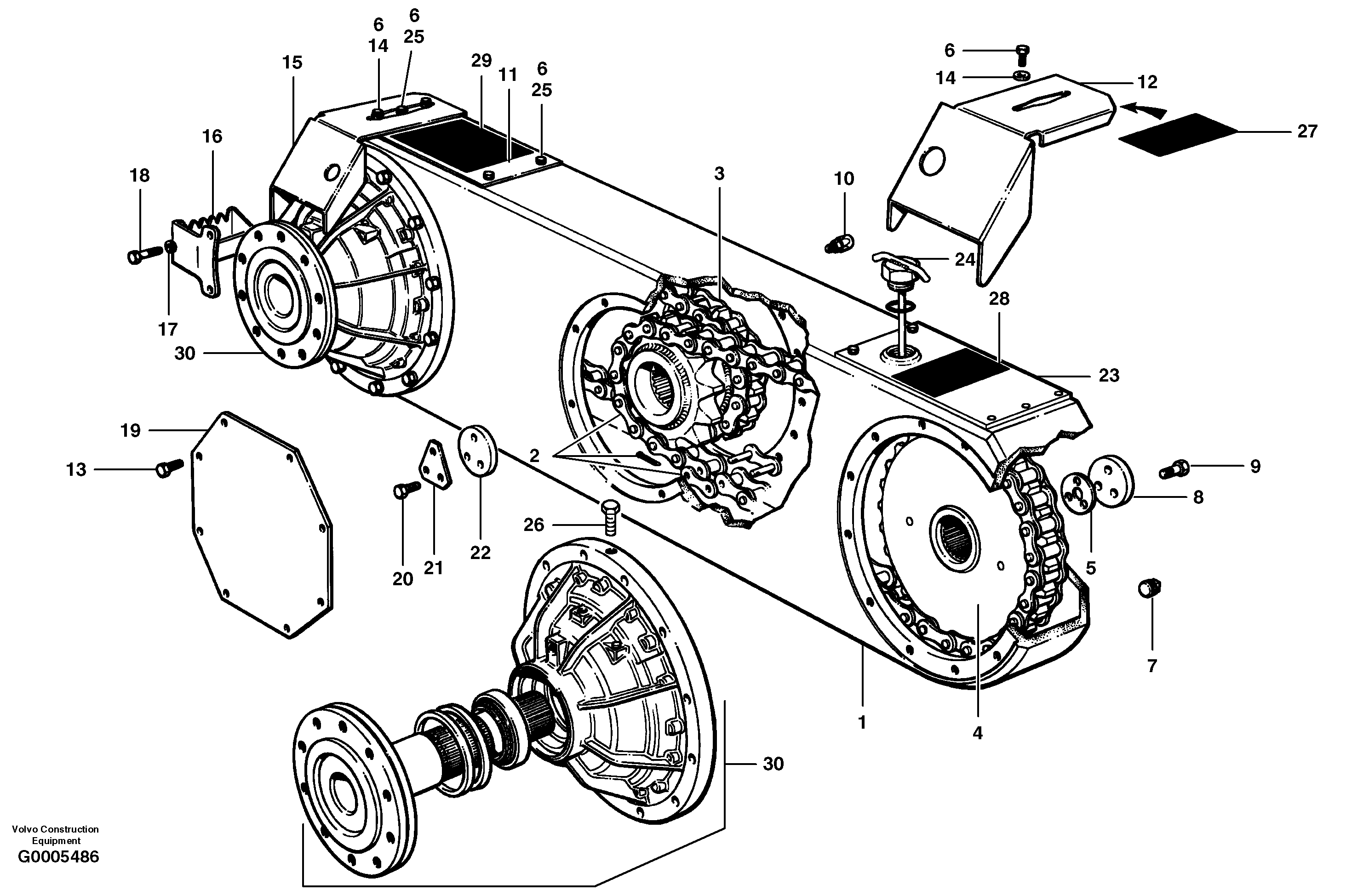 Tandems — volvo parts diagram