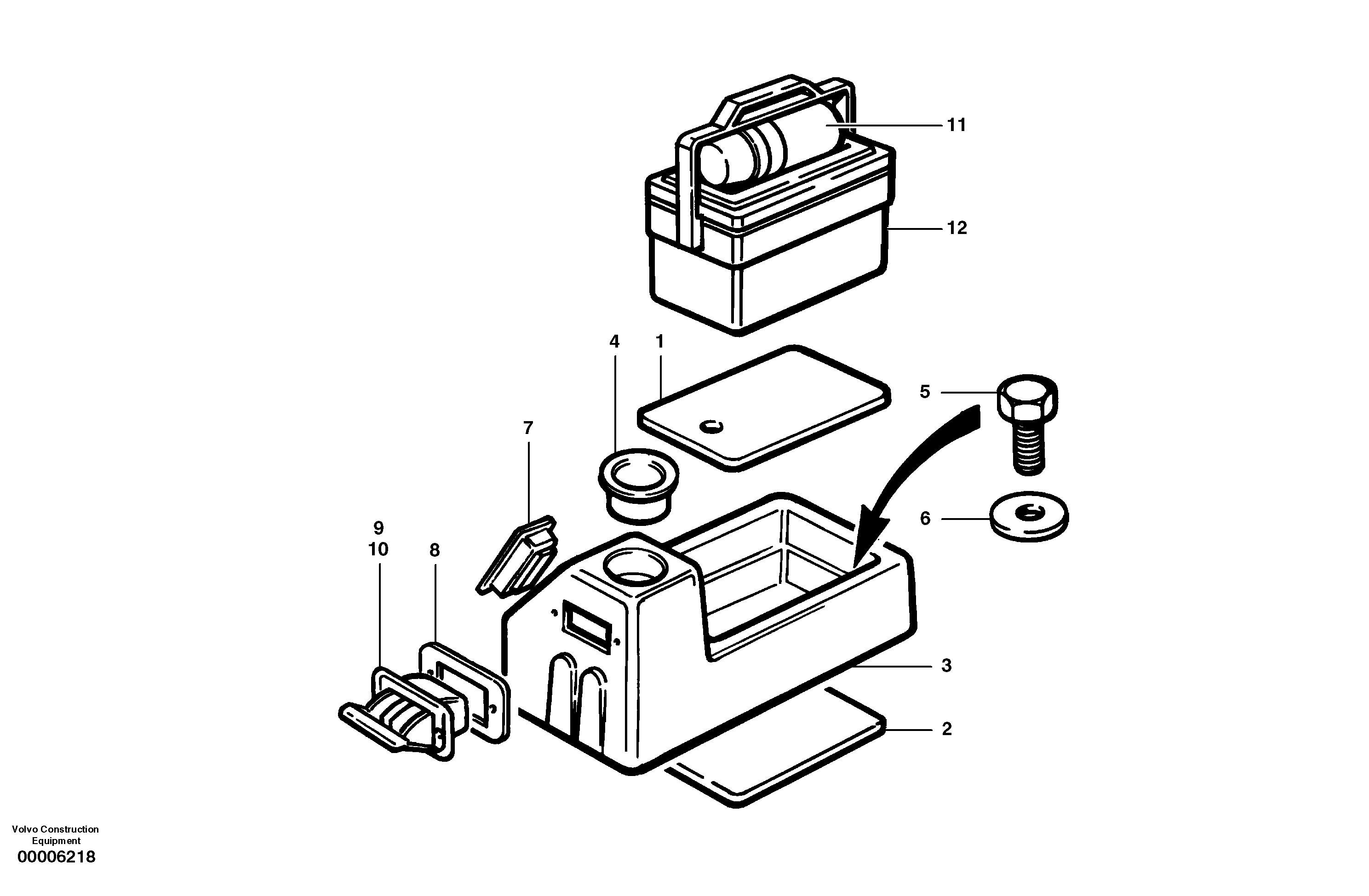 Operator comfort kit S/N 33028 - — volvo parts diagram