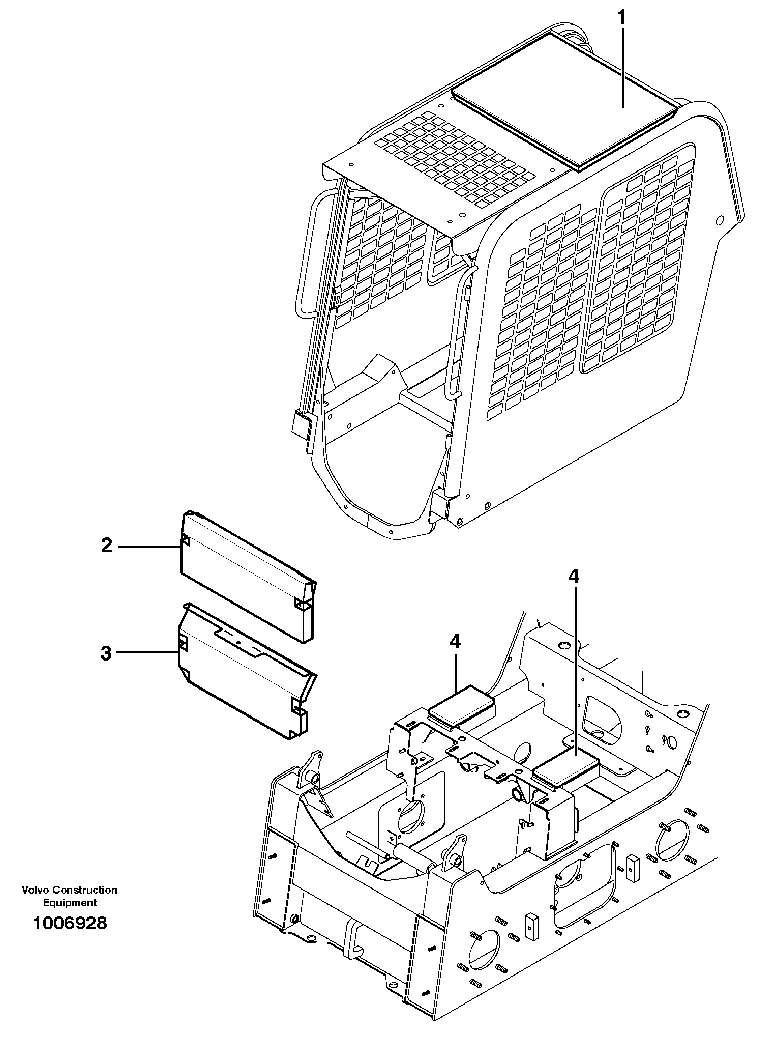 Insulating matting — volvo parts diagram