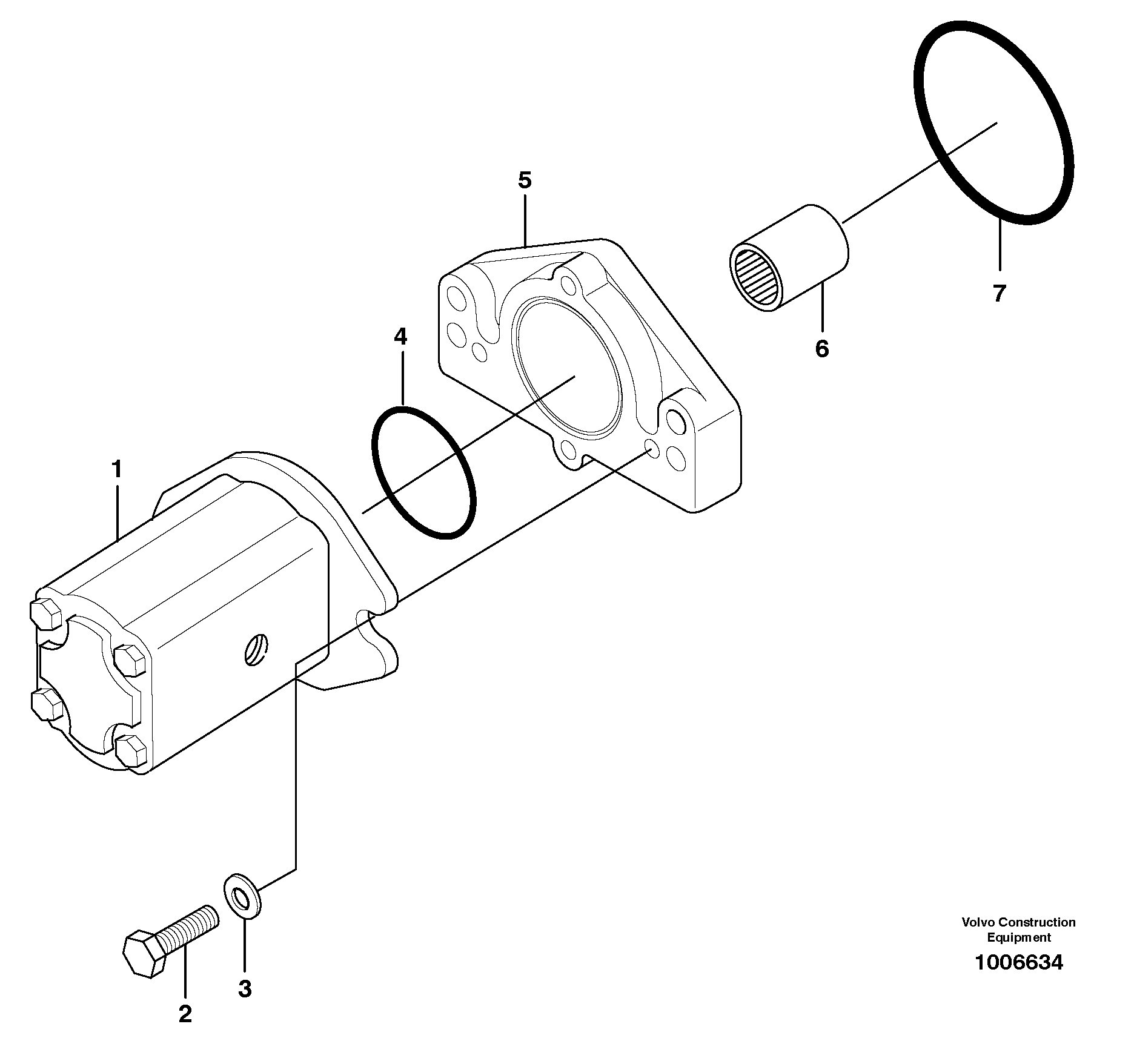 Implement pump — volvo parts diagram