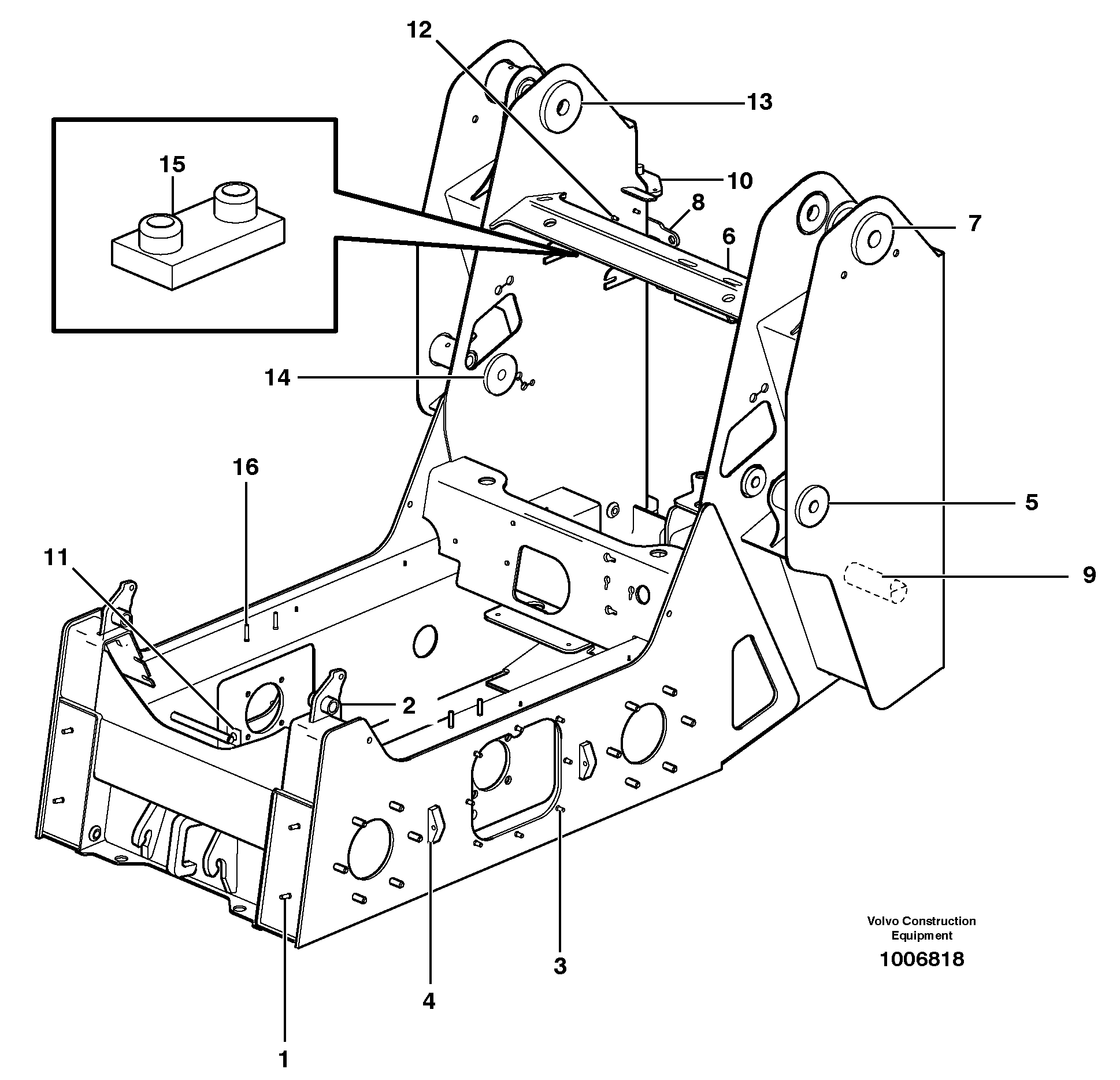 Frame — volvo parts diagram