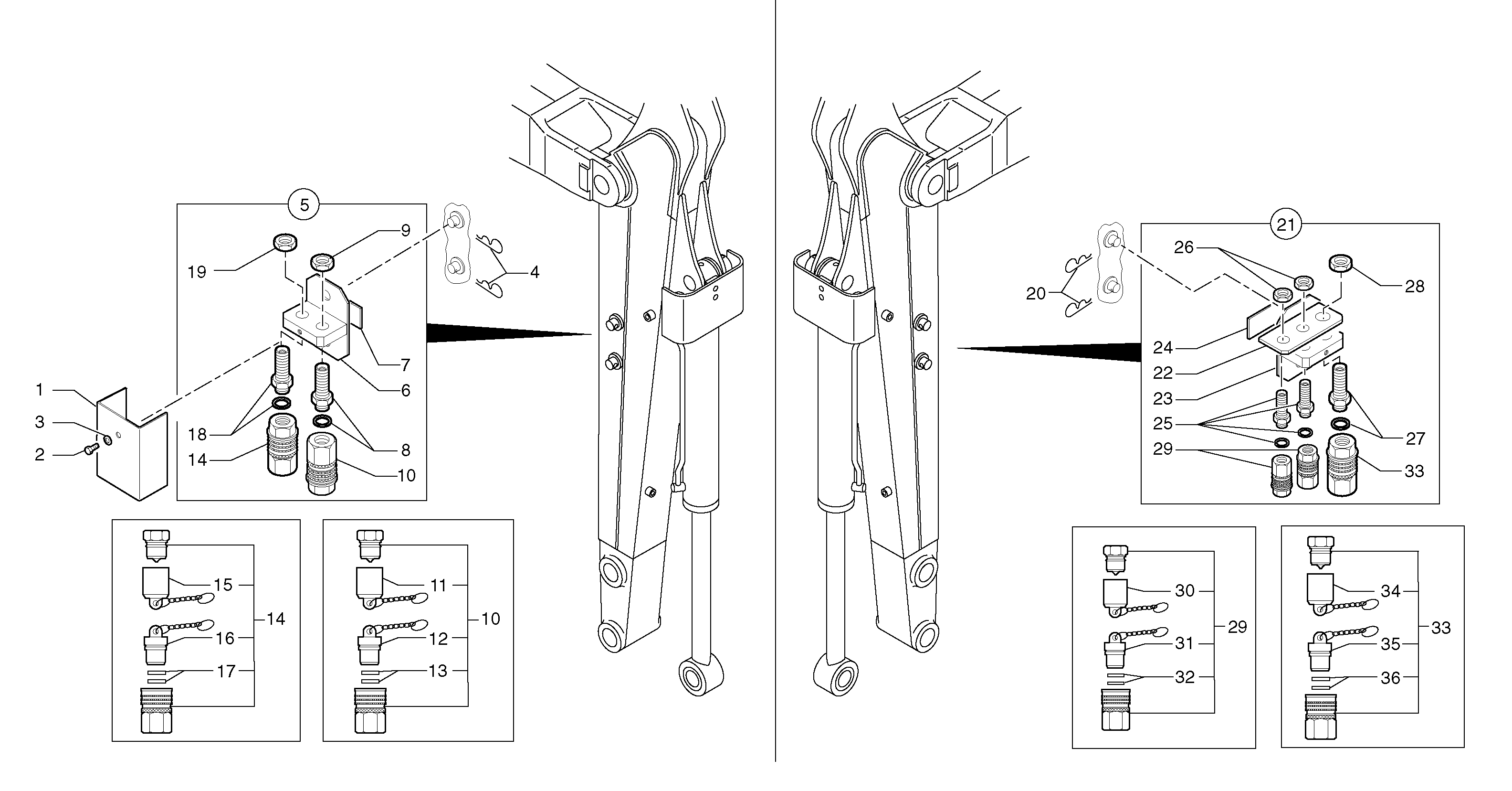 Kit coupler ( grab jaw ) — volvo parts diagram