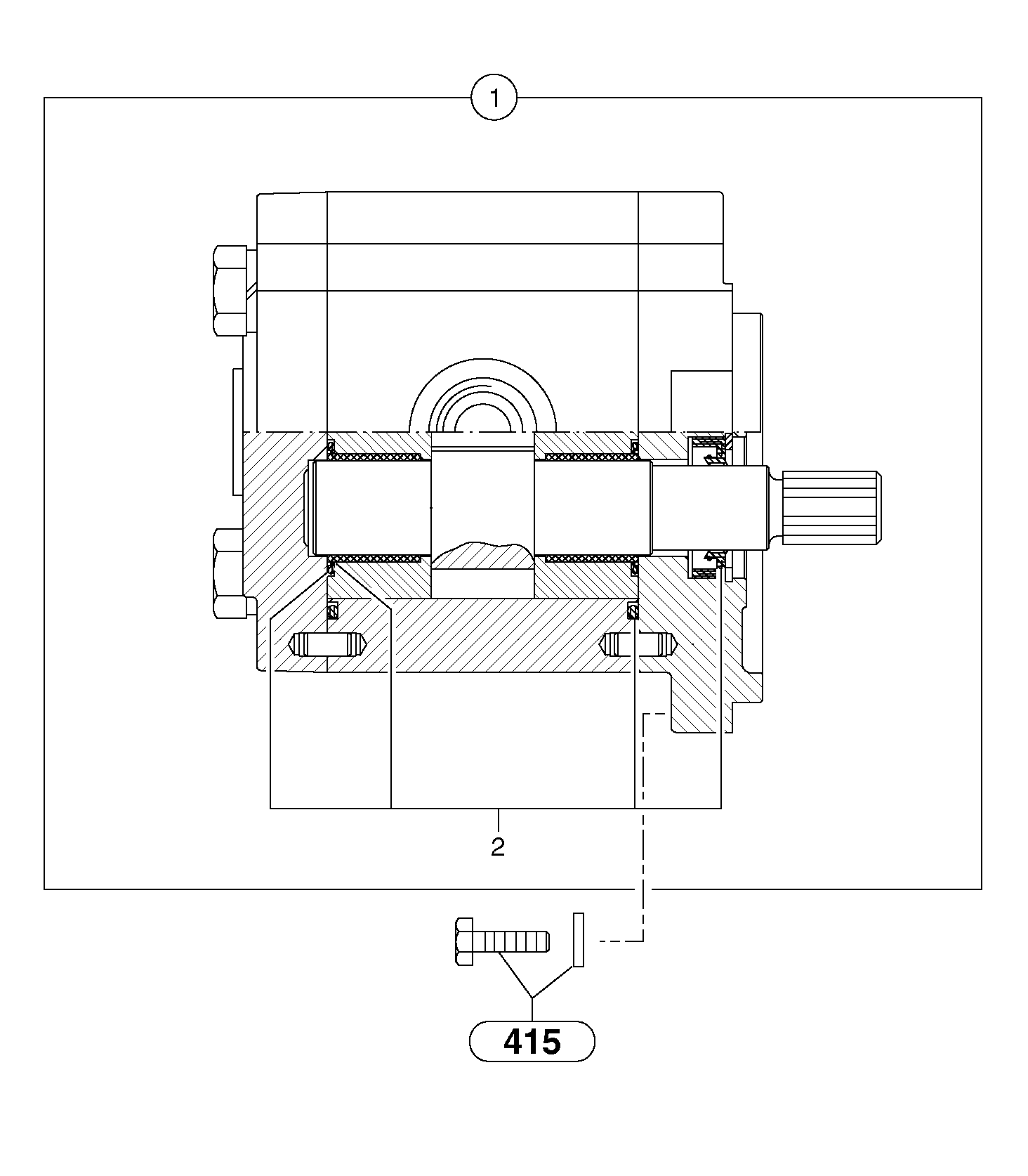 Hydraulic pump — volvo parts diagram