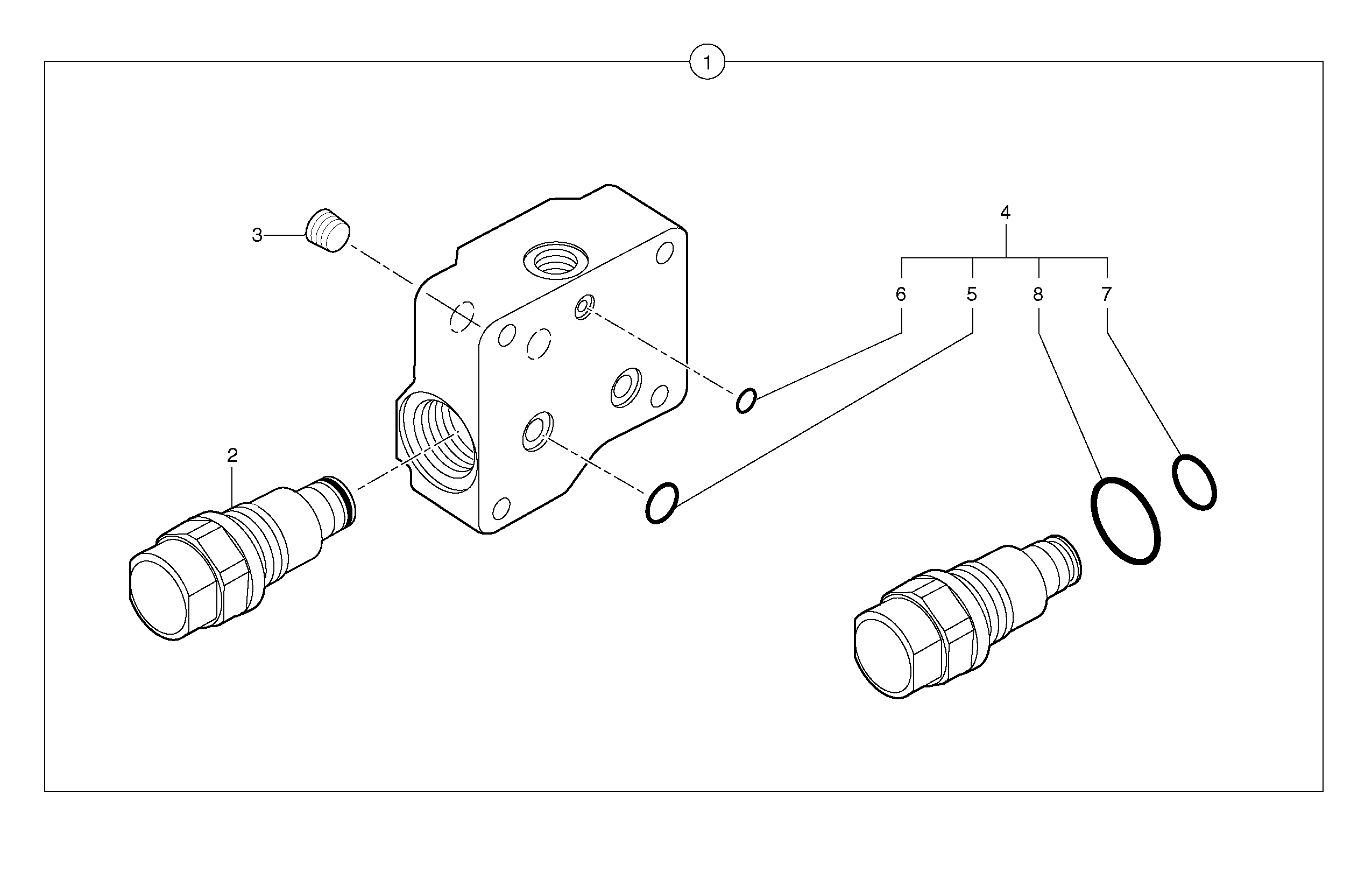 Balancing valve ( travelling ) — volvo parts diagram