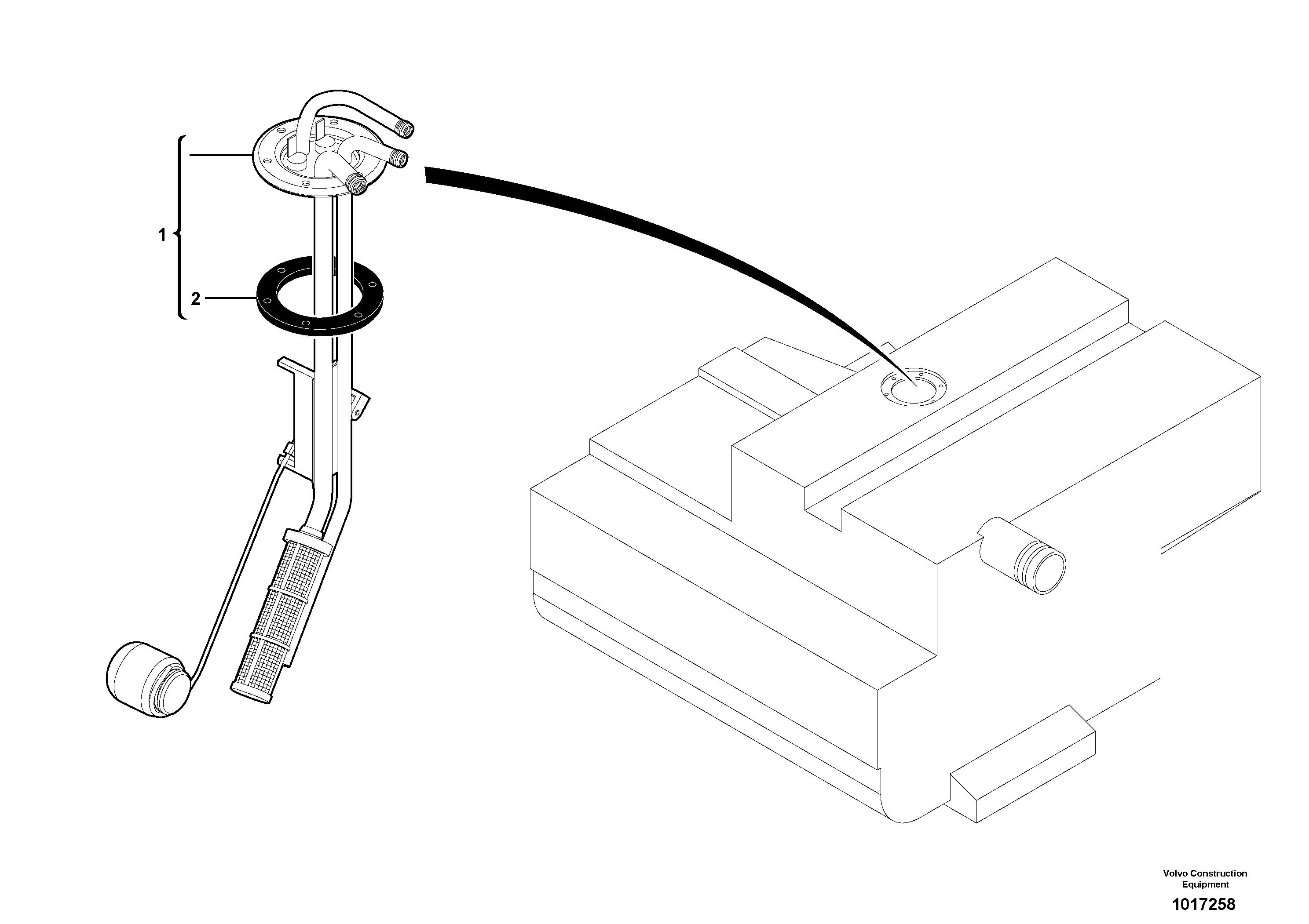 Transmitter — volvo parts diagram