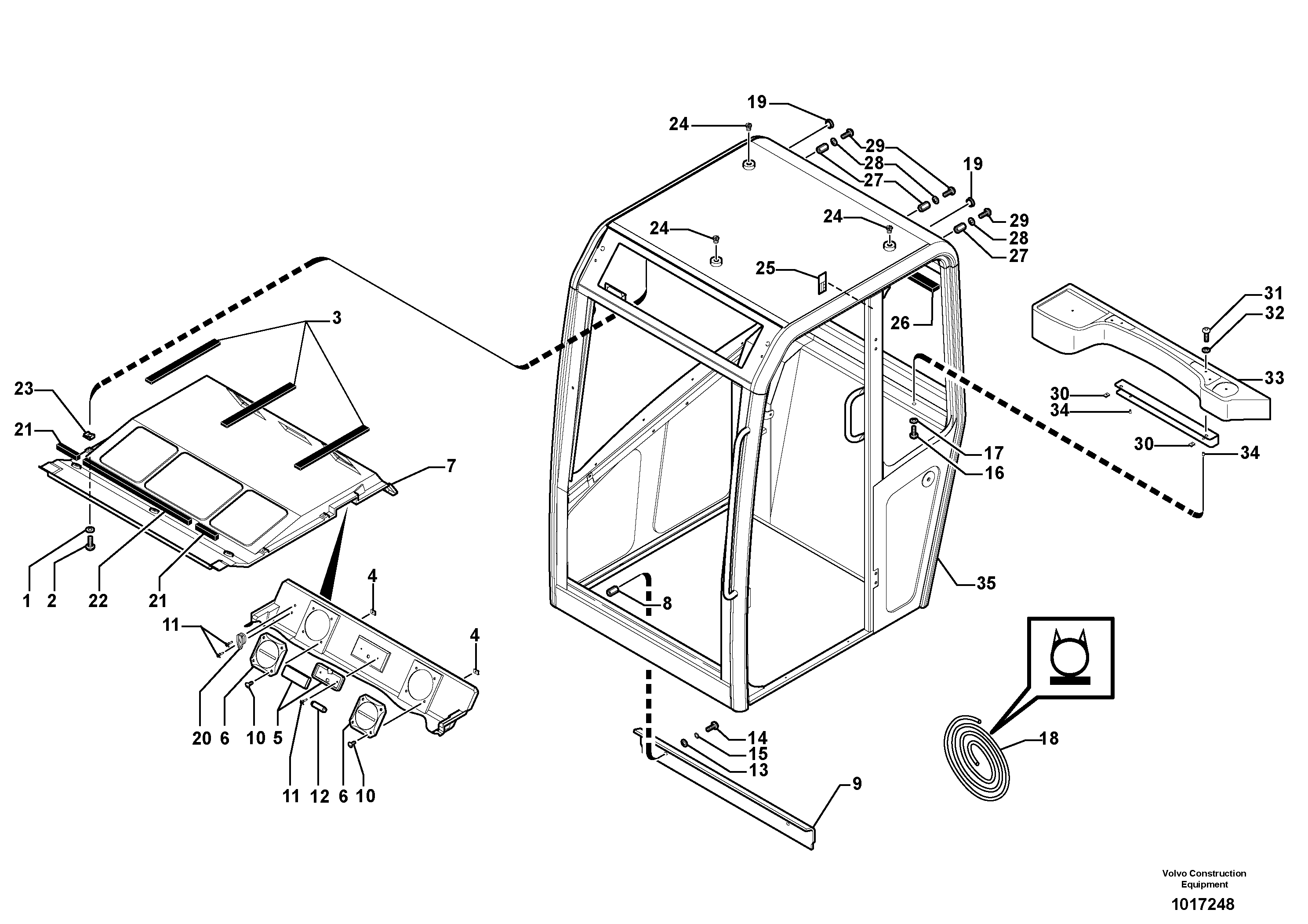 Cab : accessories — volvo parts diagram