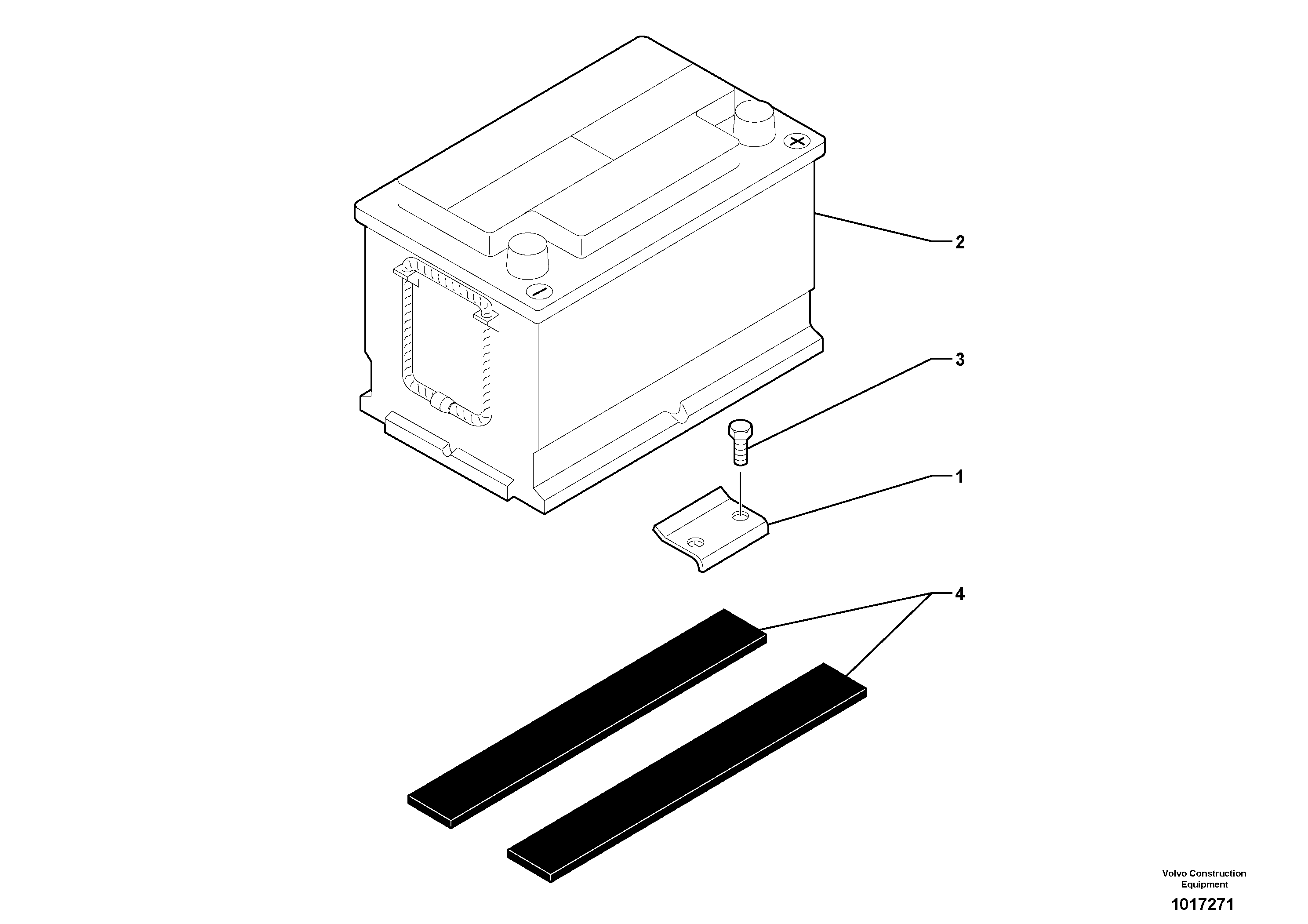 Battery — volvo parts diagram