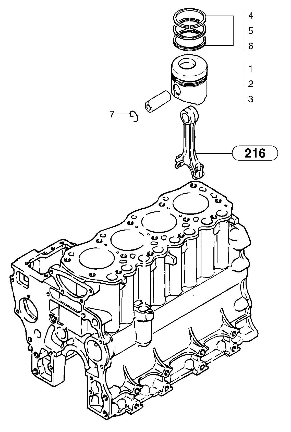 Pistons — volvo parts diagram