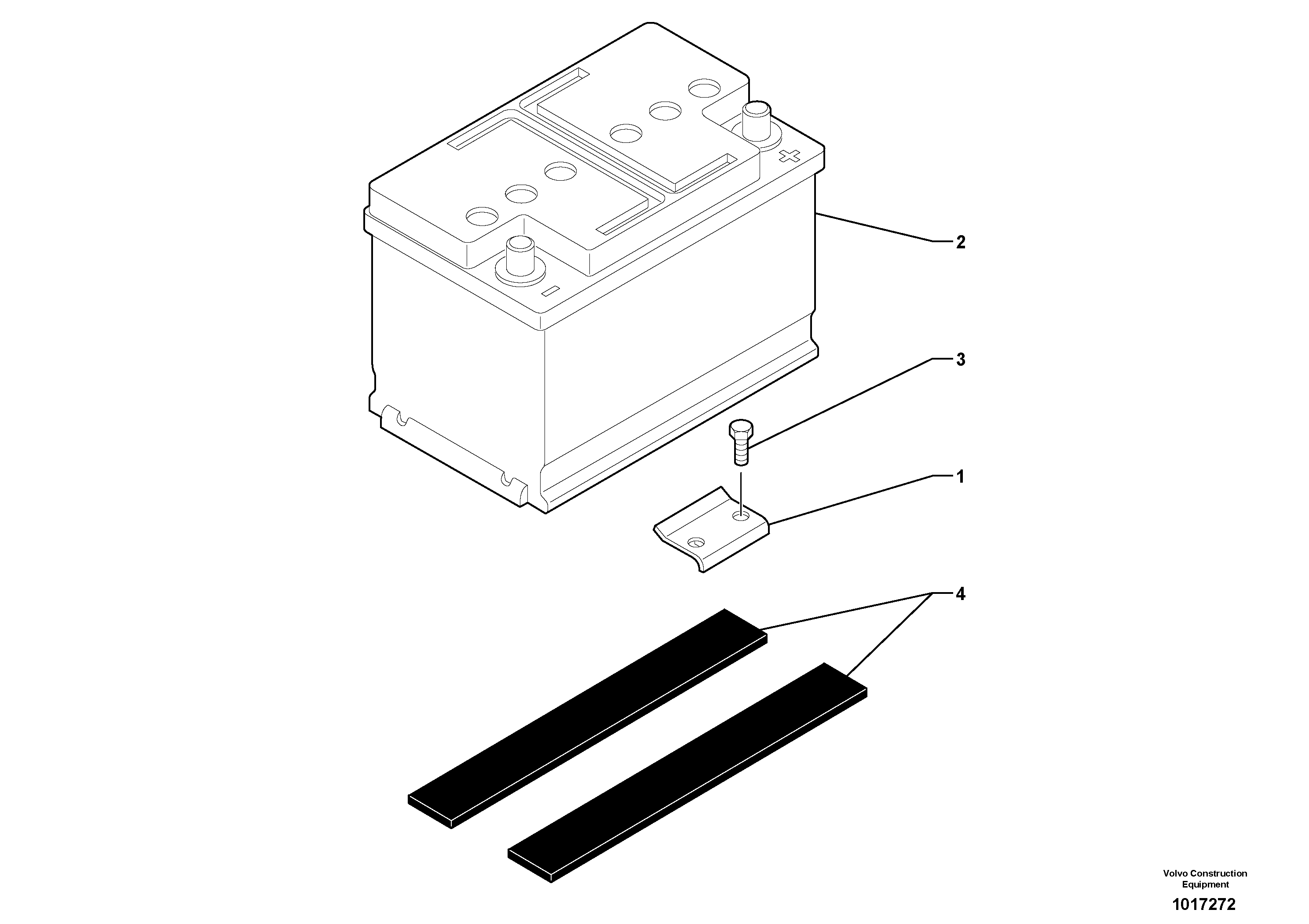 Battery — volvo parts diagram
