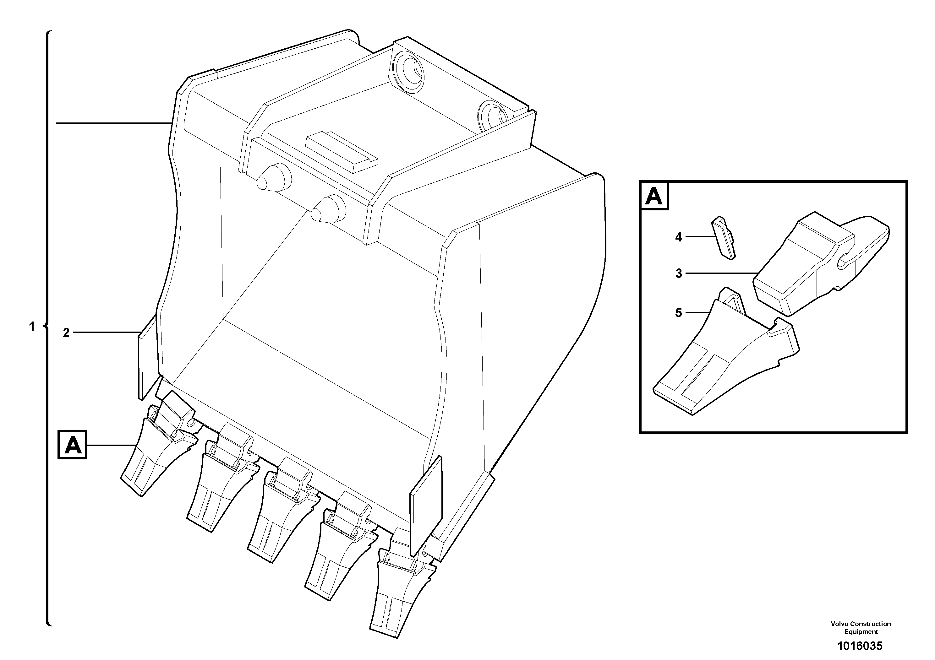 Buckets for Quickfit — volvo parts diagram