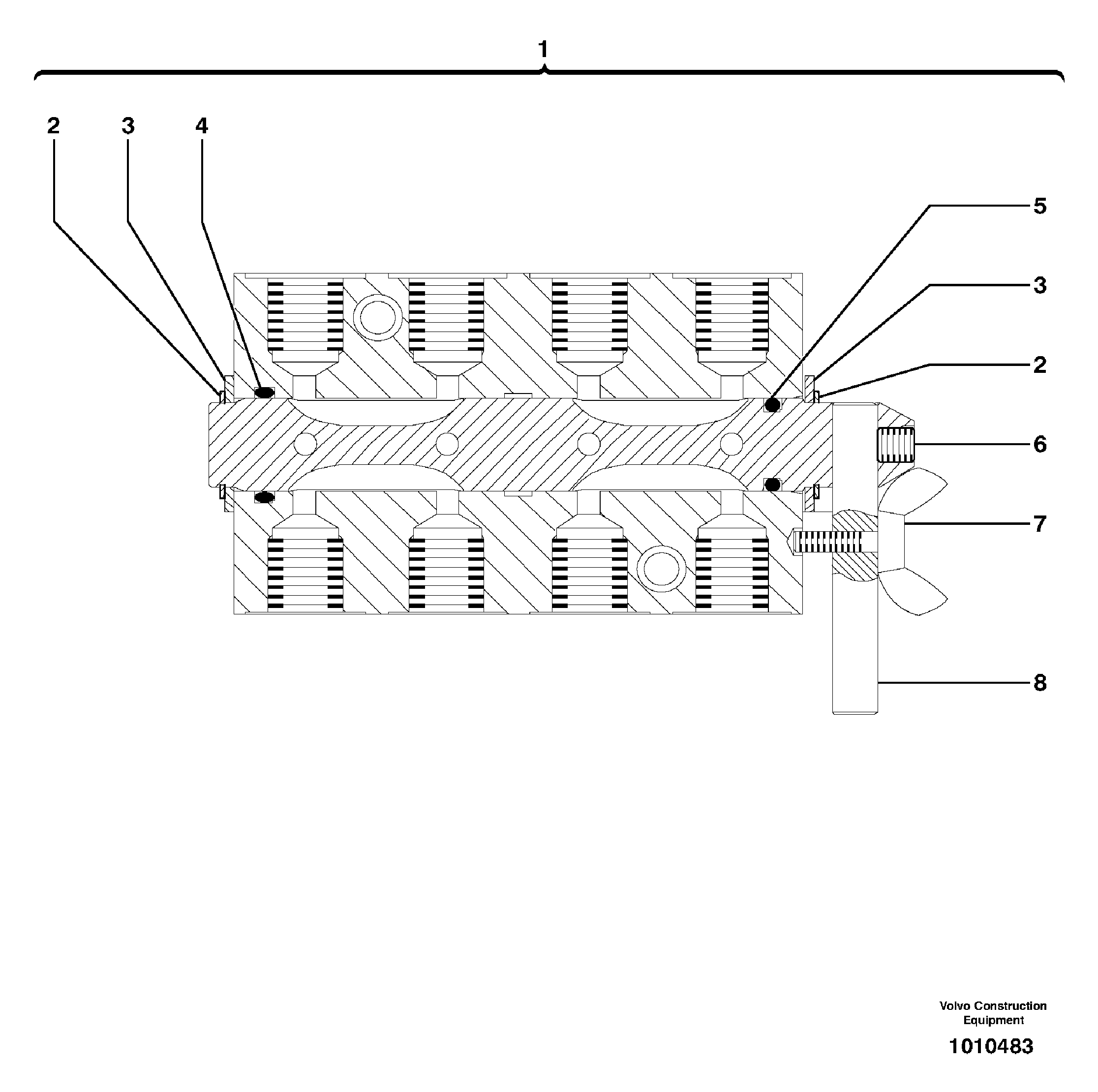 Std or Iso equipment control selector switch (us)  USA — volvo parts diagram