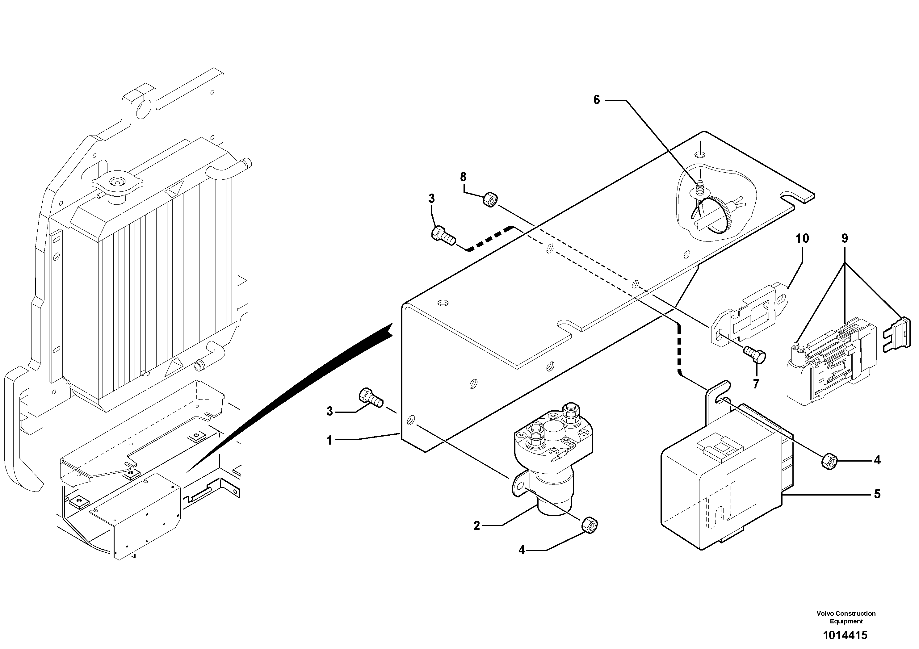 Electrical equipment / Air preheater (us) — volvo parts diagram