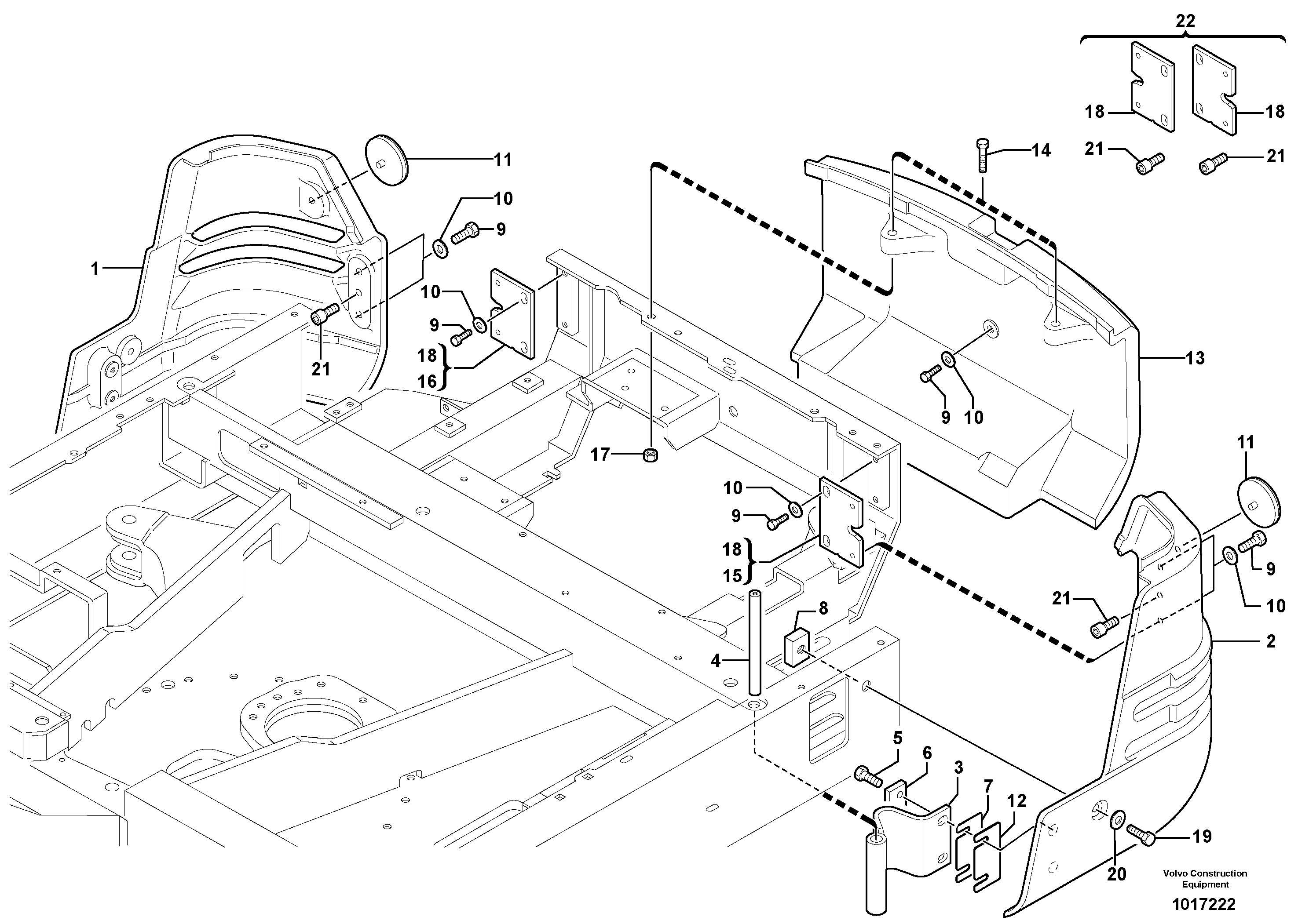 Counterweight — volvo parts diagram