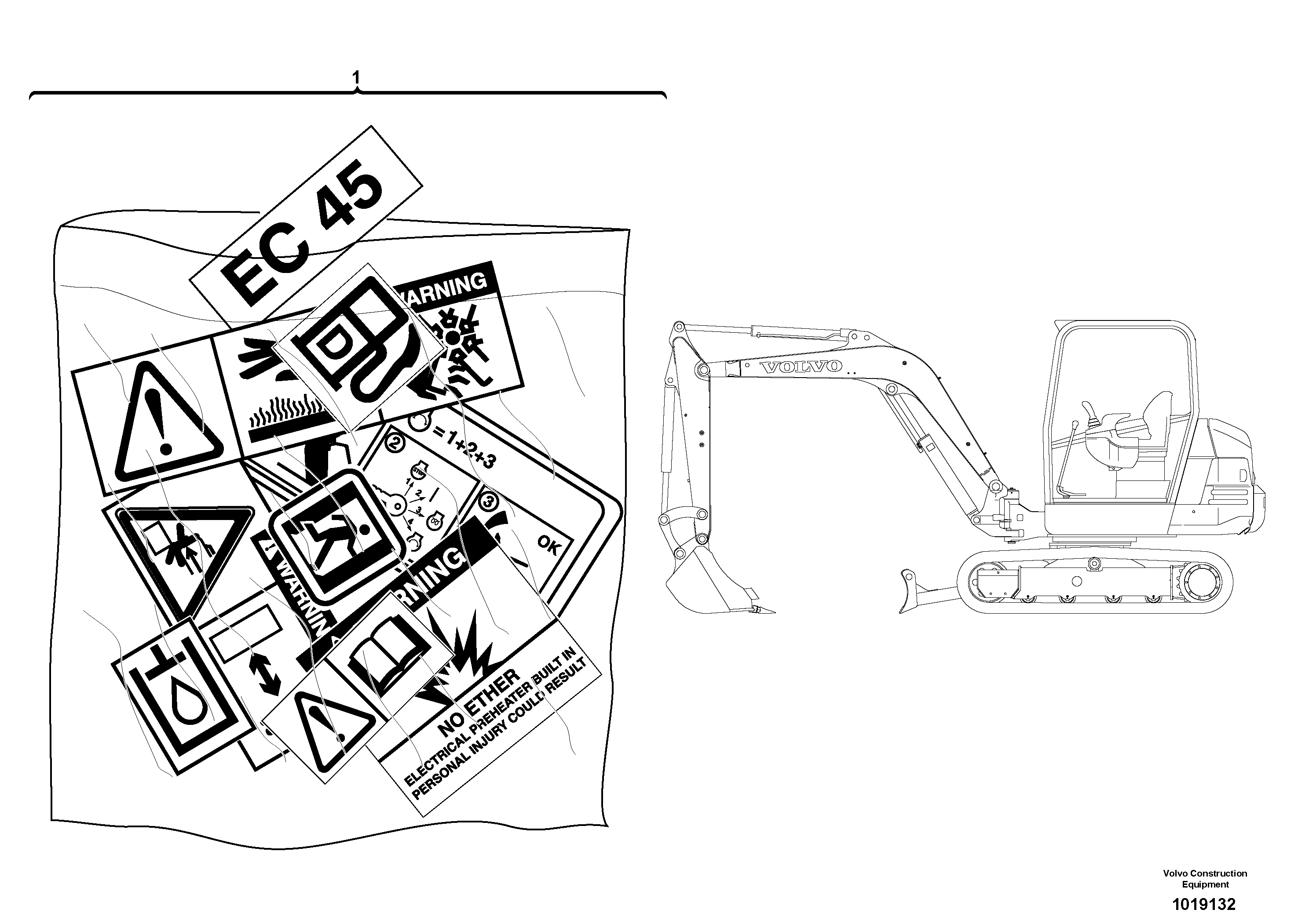 Transfer : canopy STD , USA — volvo parts diagram