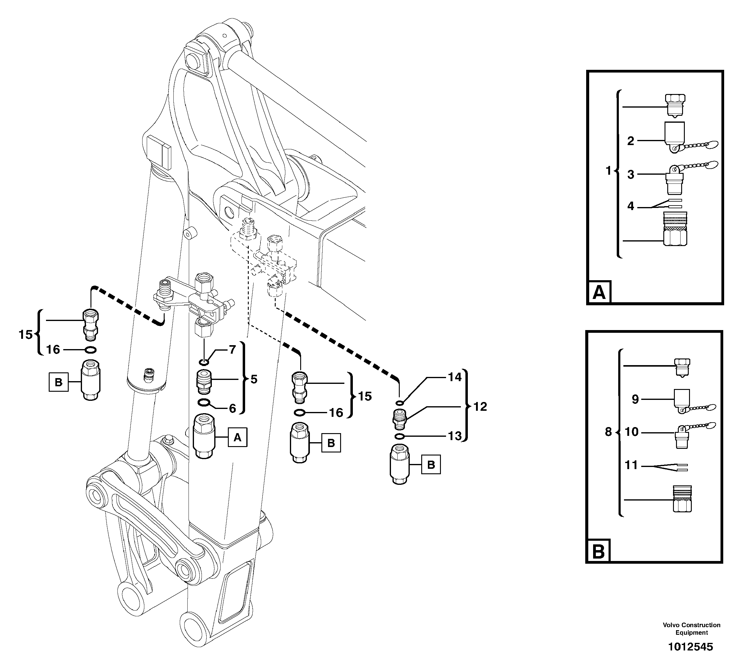 Kit coupler ( accessories ) — volvo parts diagram