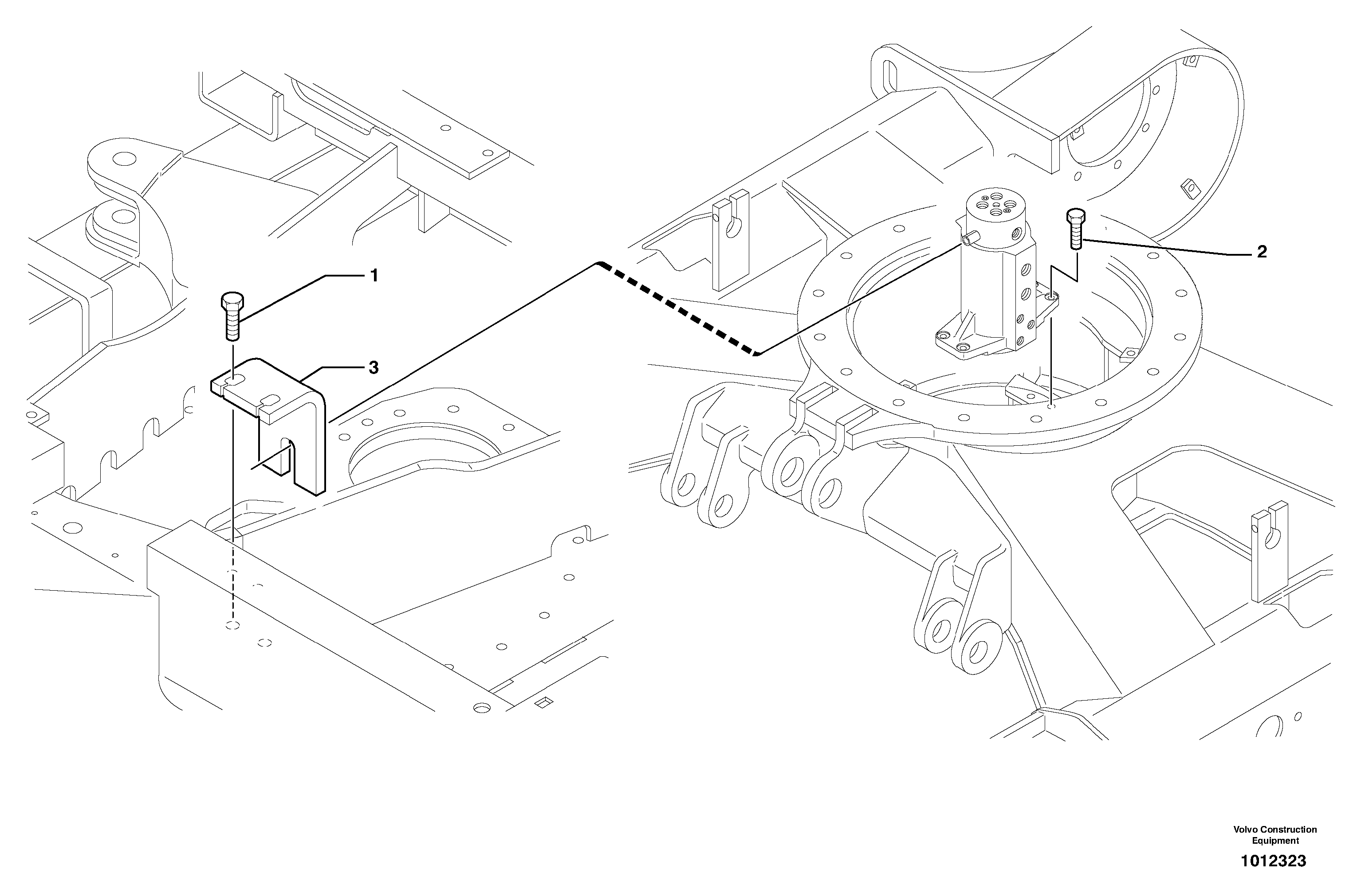 Swivel joint equipment — volvo parts diagram