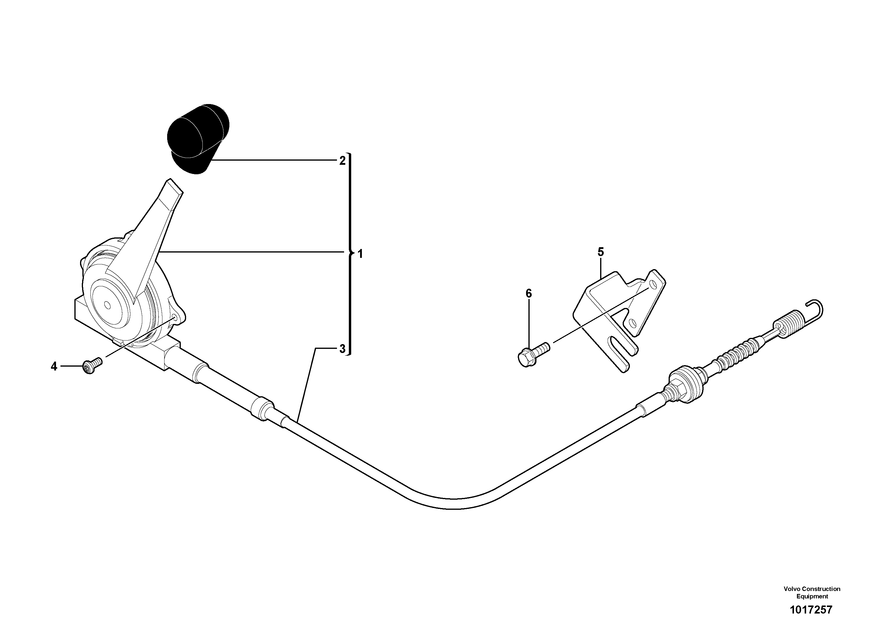 Engine acceleration control — volvo parts diagram