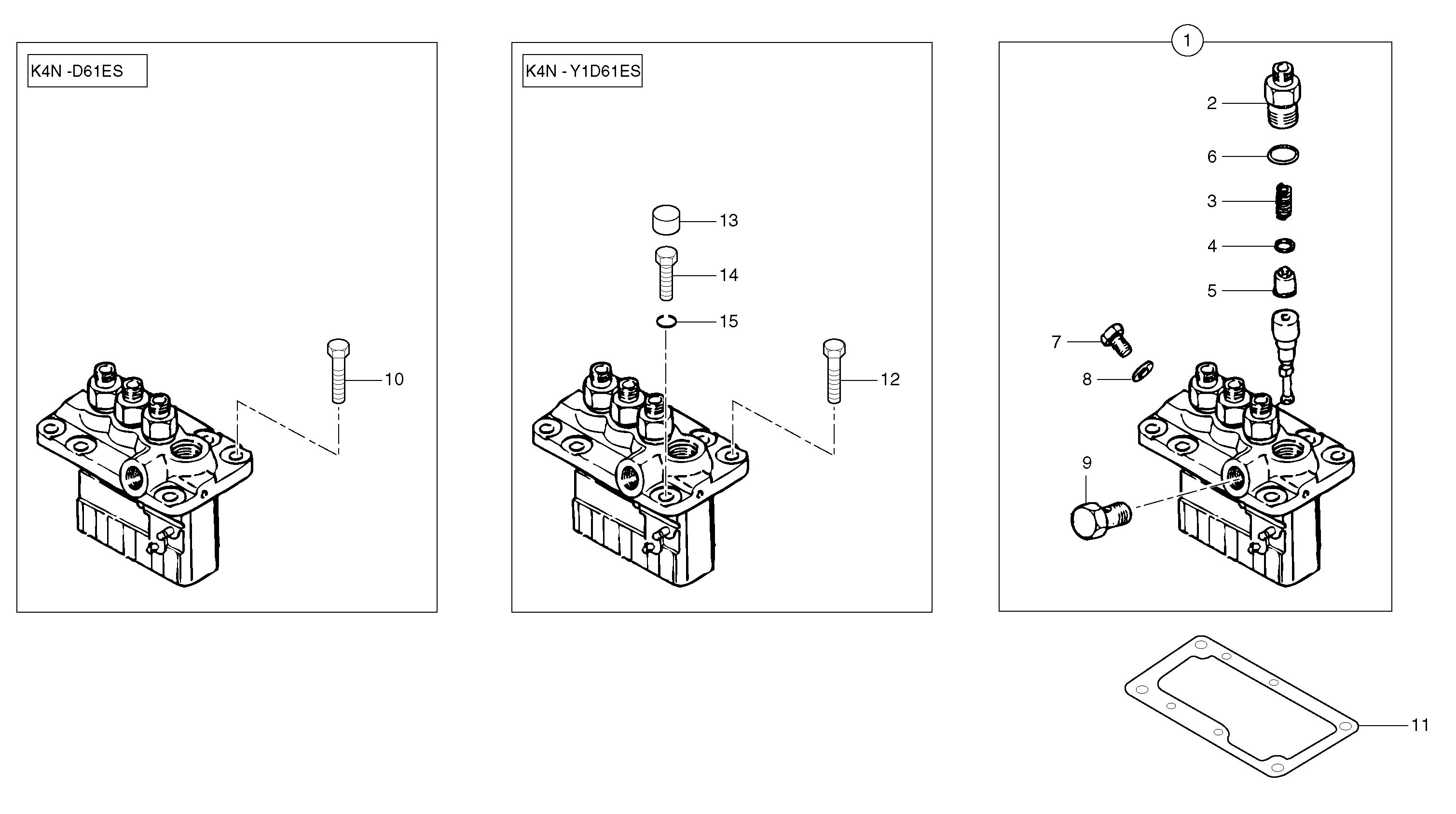 Injection pump — volvo parts diagram