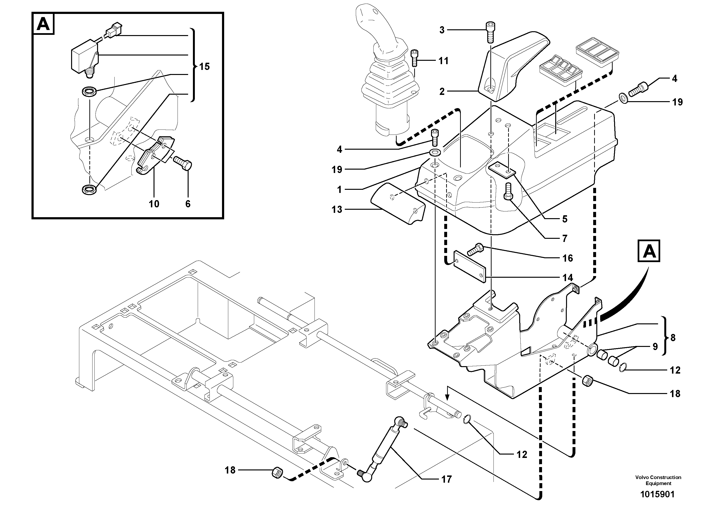 Operator's station : instrument panel ( left ) — volvo parts diagram