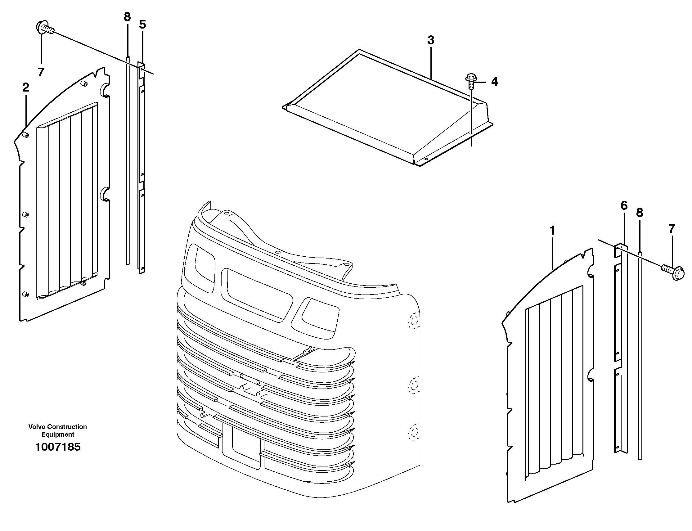 Protecting plates  82292 — volvo parts diagram