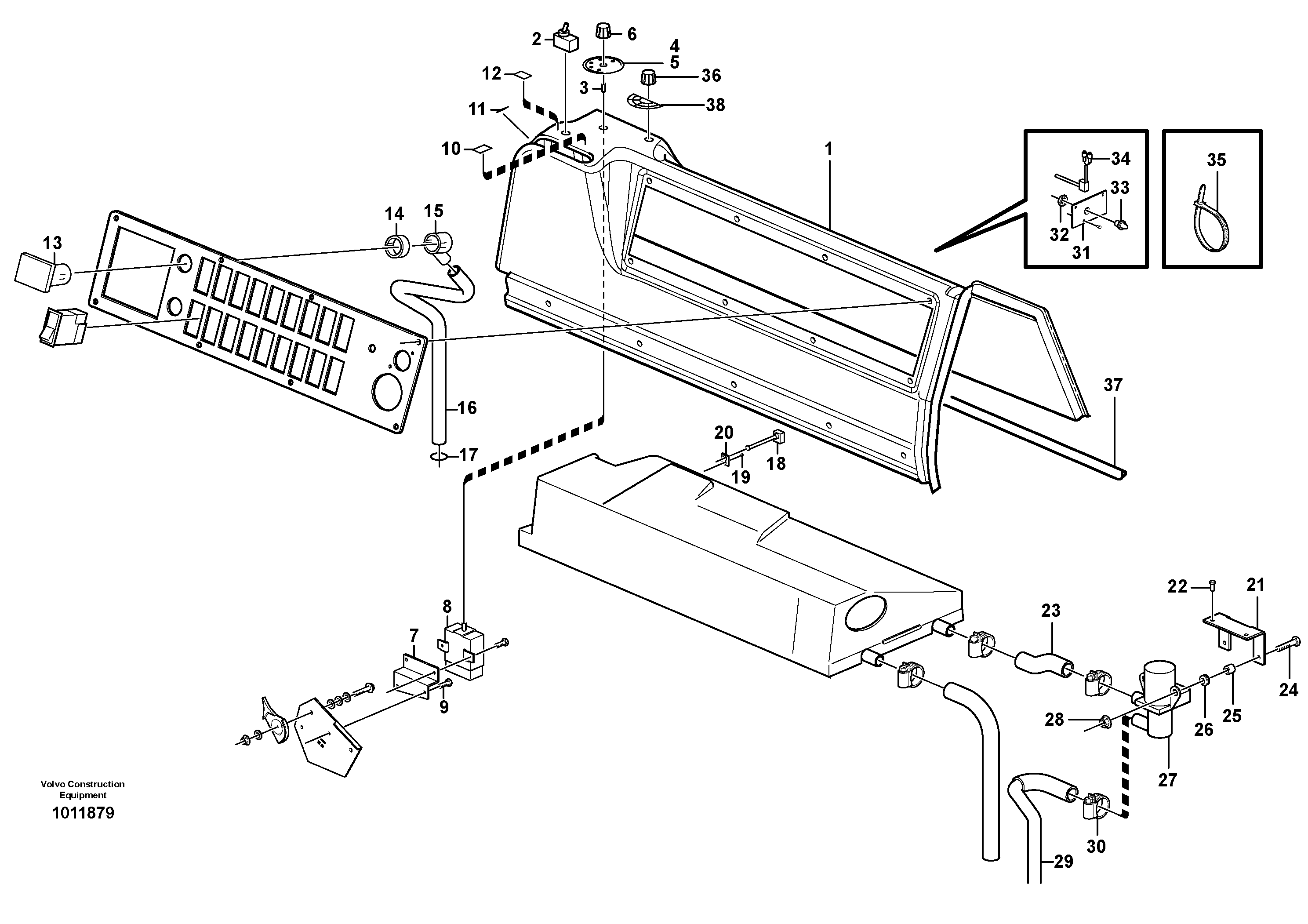 Automatic temperature control. — volvo parts diagram
