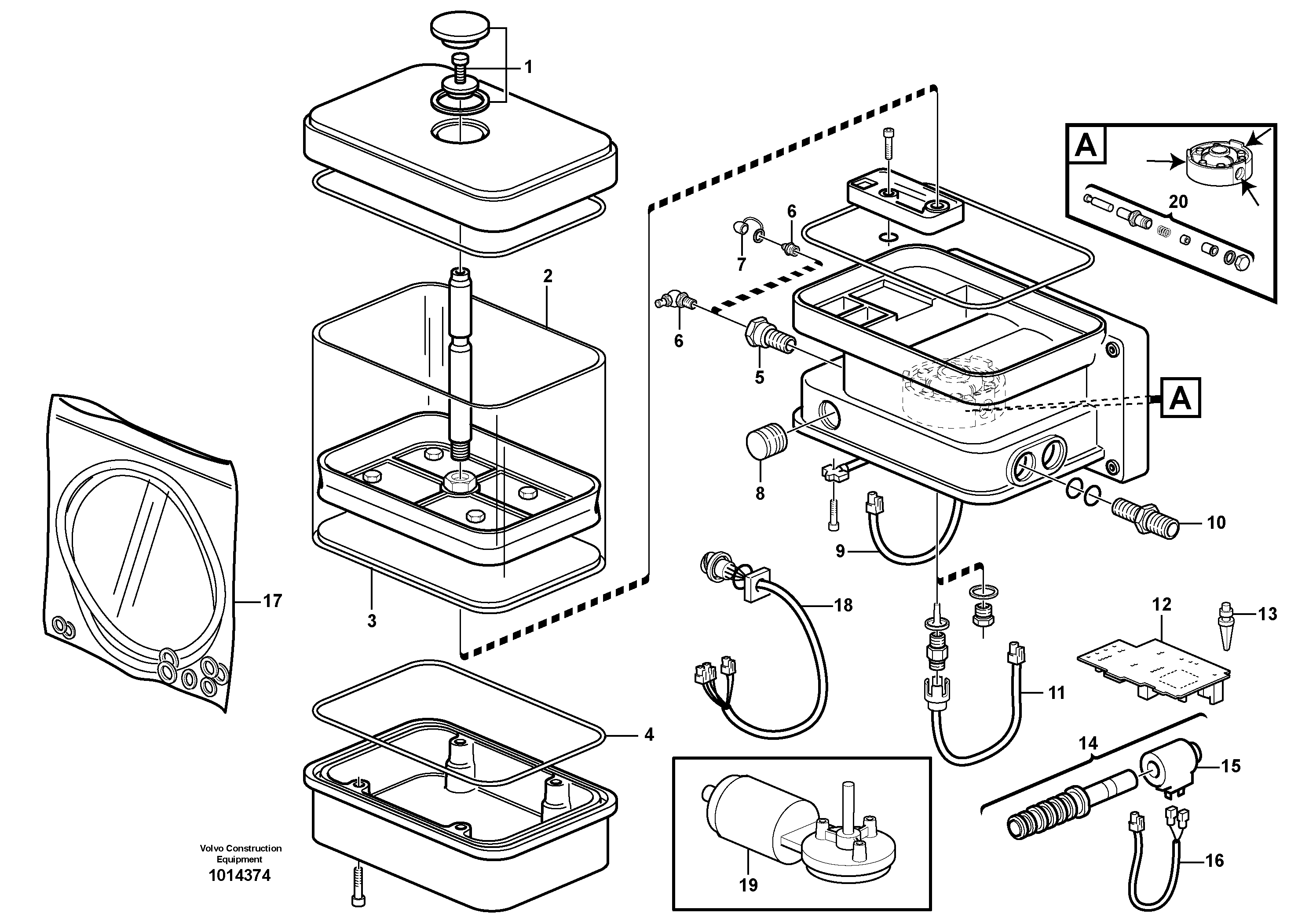 Pump:central lubrication  82531 — volvo parts diagram