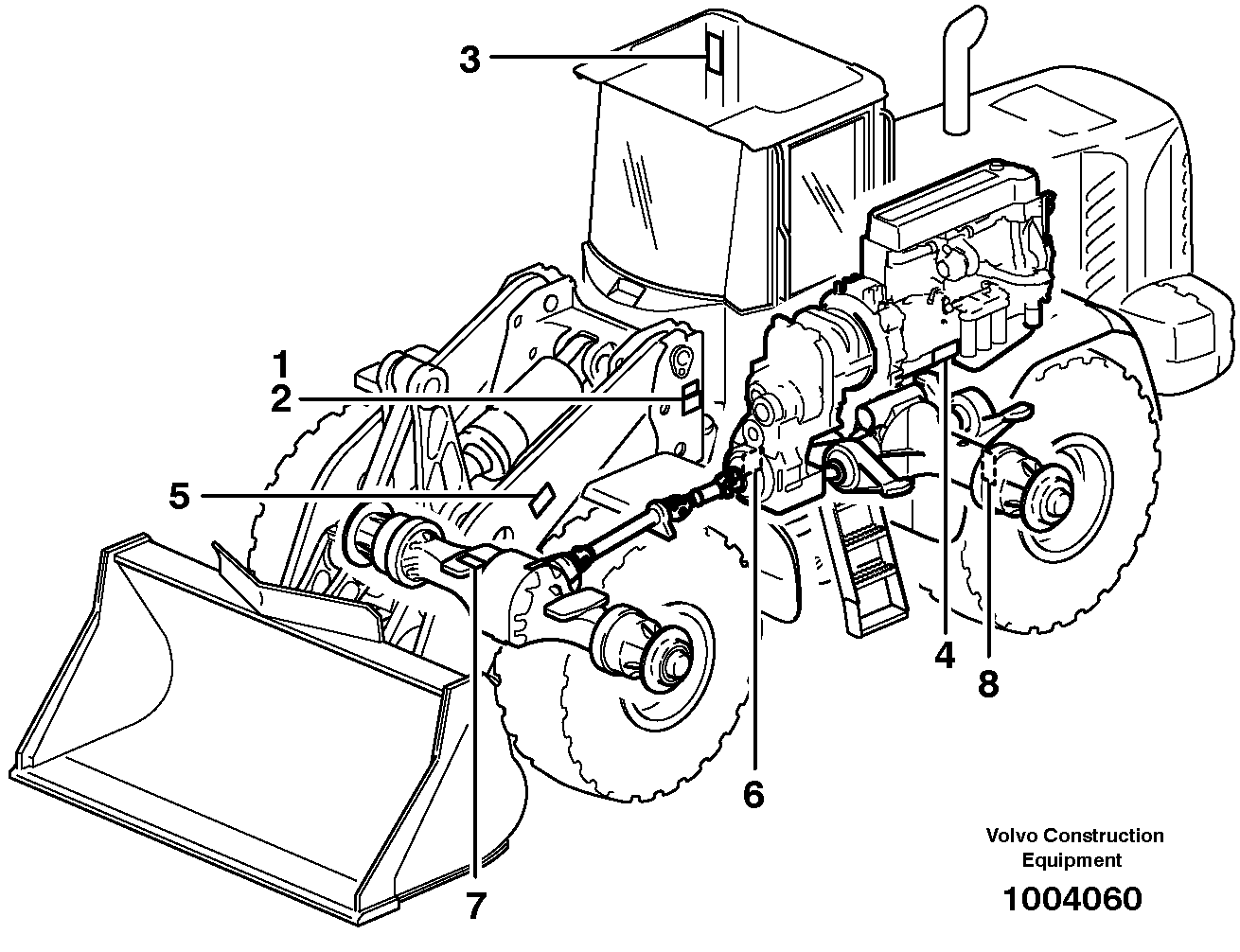 Product sign plate — volvo parts diagram